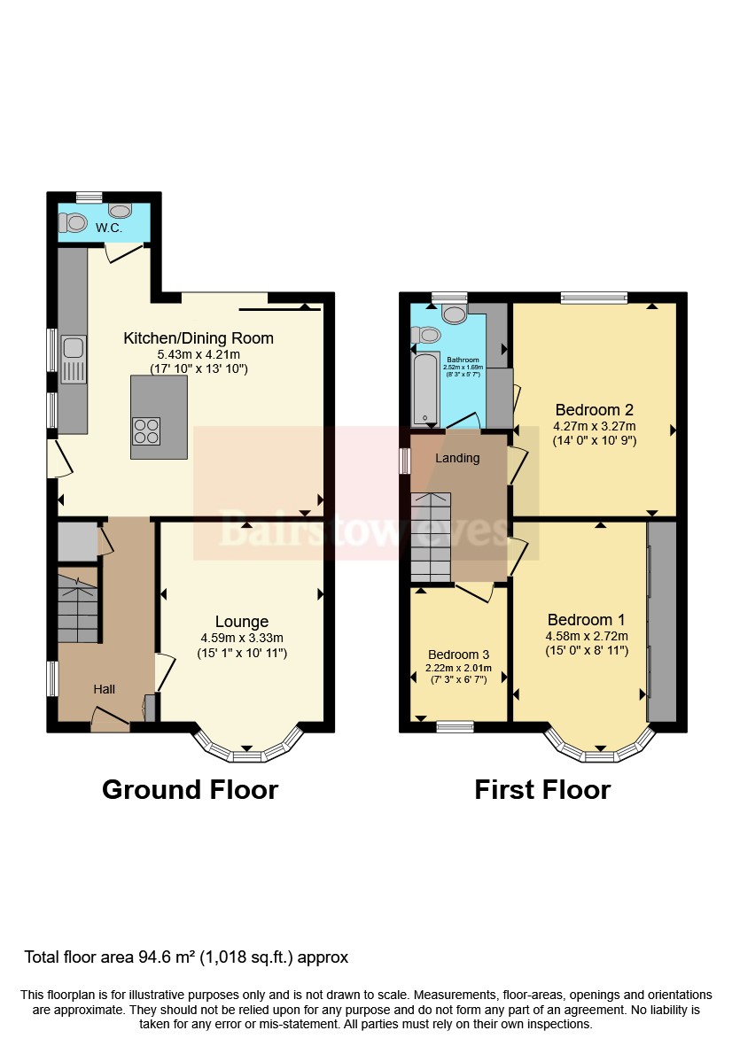 20, Brick Kiln Lane, Nottinghamshire floorplan