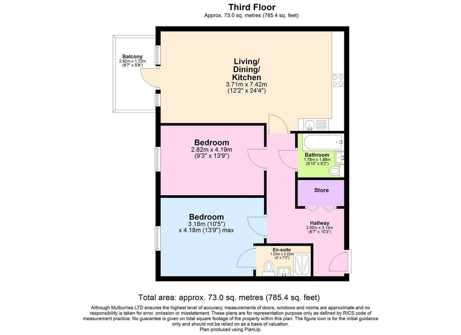 81 Regents House, Frogmore Road, Hemel Hempstead floorplan