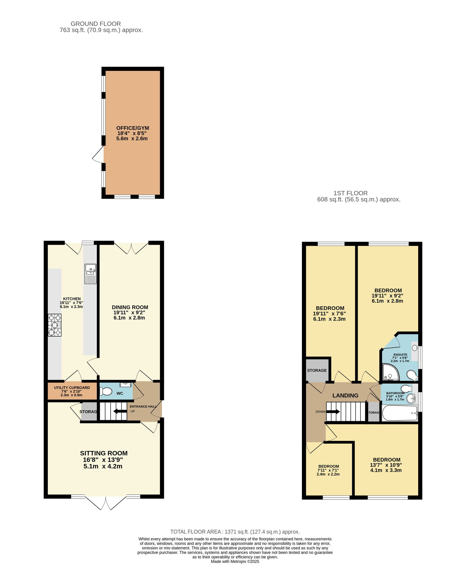 5, Otter Close, Eastleigh floorplan