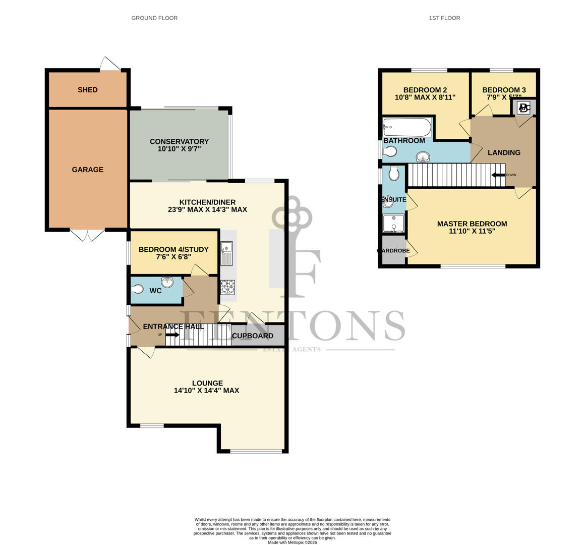 42, Columbine Gardens, Walton On The Naze floorplan
