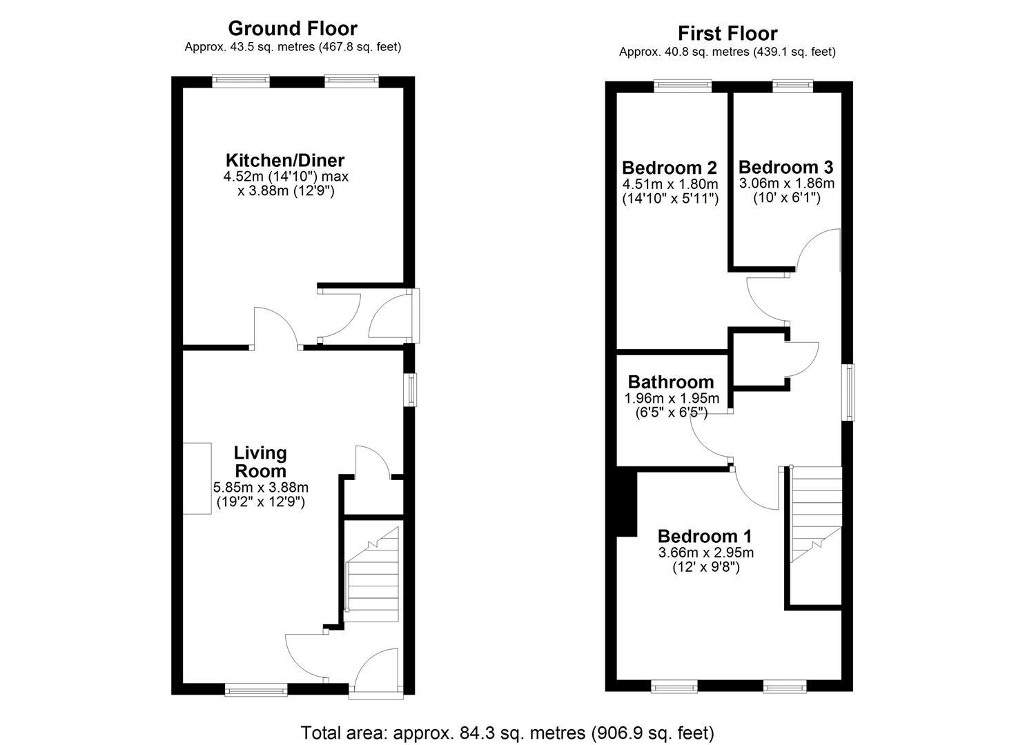 74, High Street, Westbury floorplan