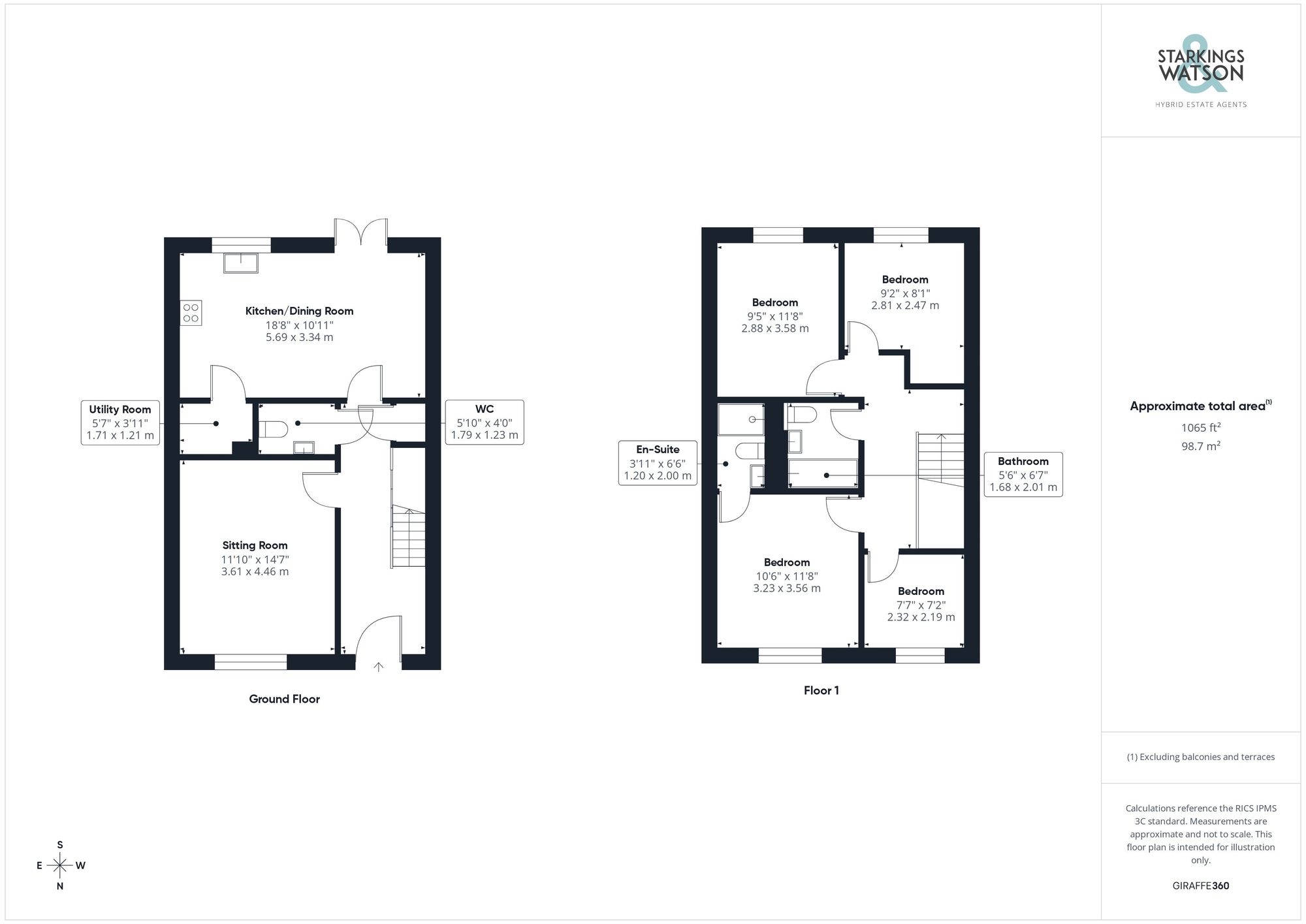 14 Robin Grove, Wymondham floorplan