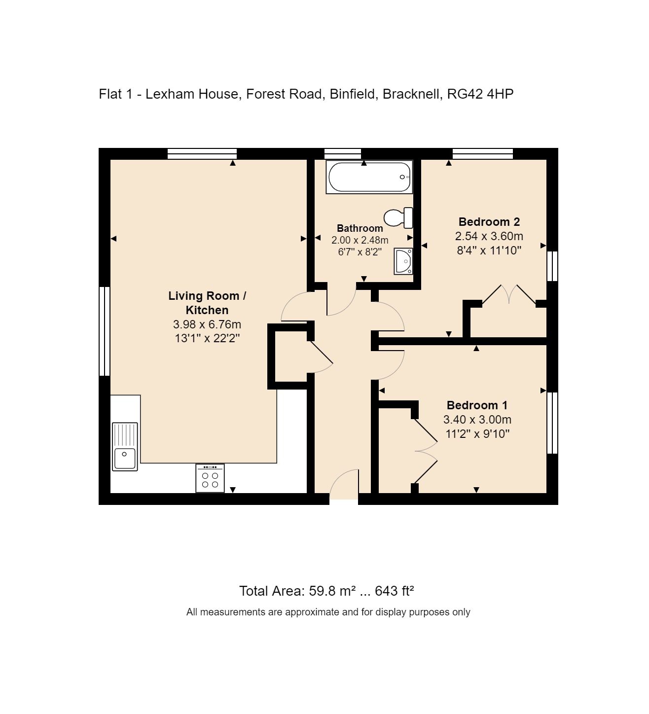 Lexham House, Forest Road, Binfield floorplan
