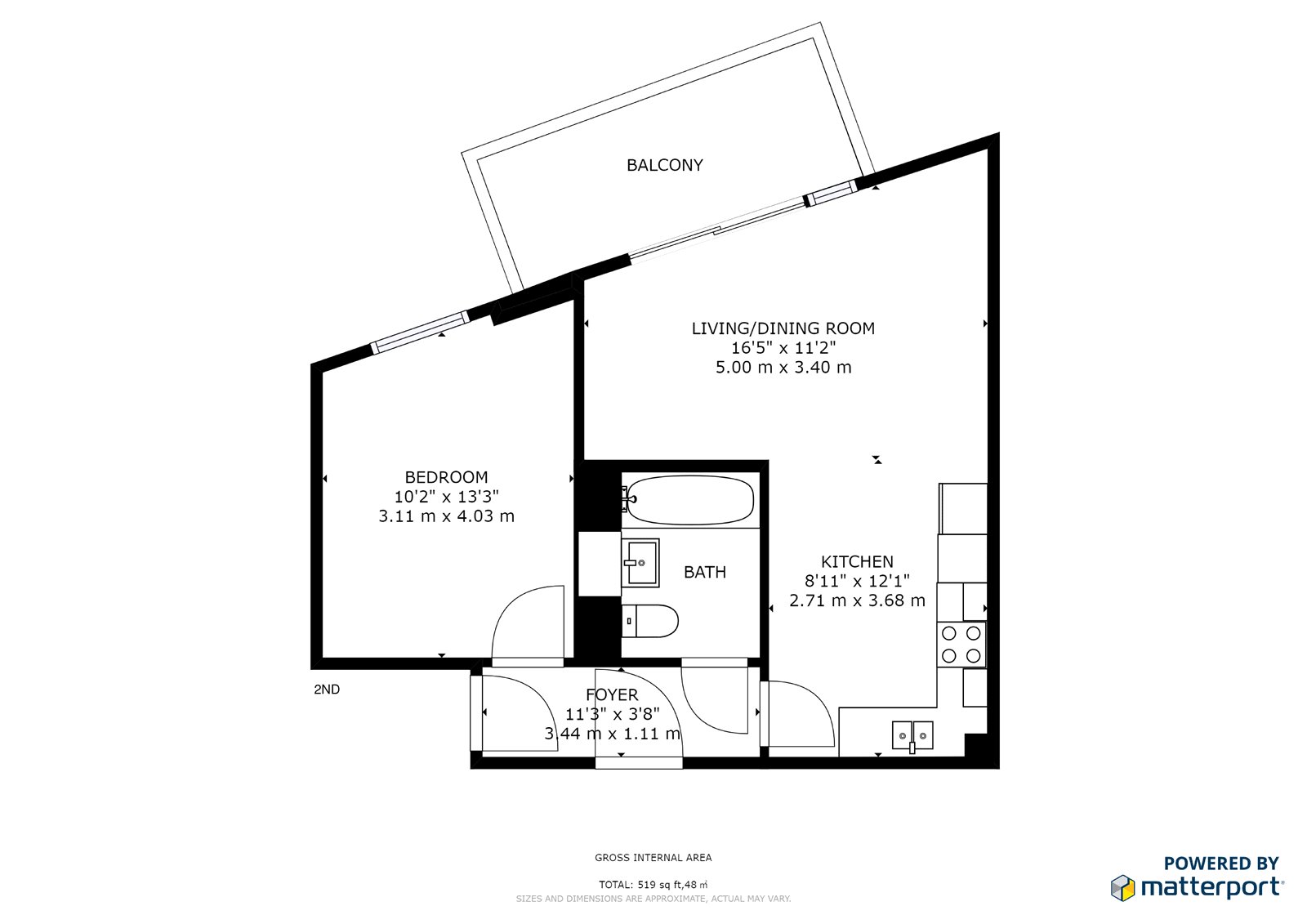 1 Bedrooms Flat to rent in City View Point, Poplar E14