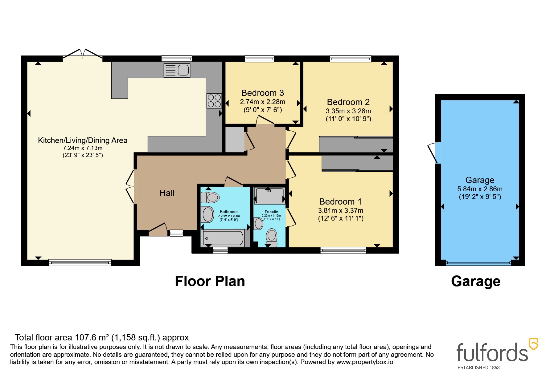24, French Furze Road, Totnes floorplan