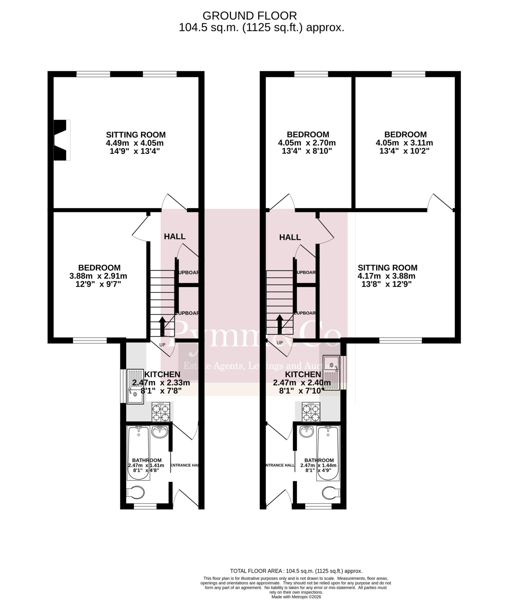 Flats 1 & 2, High Street, Norwich floorplan