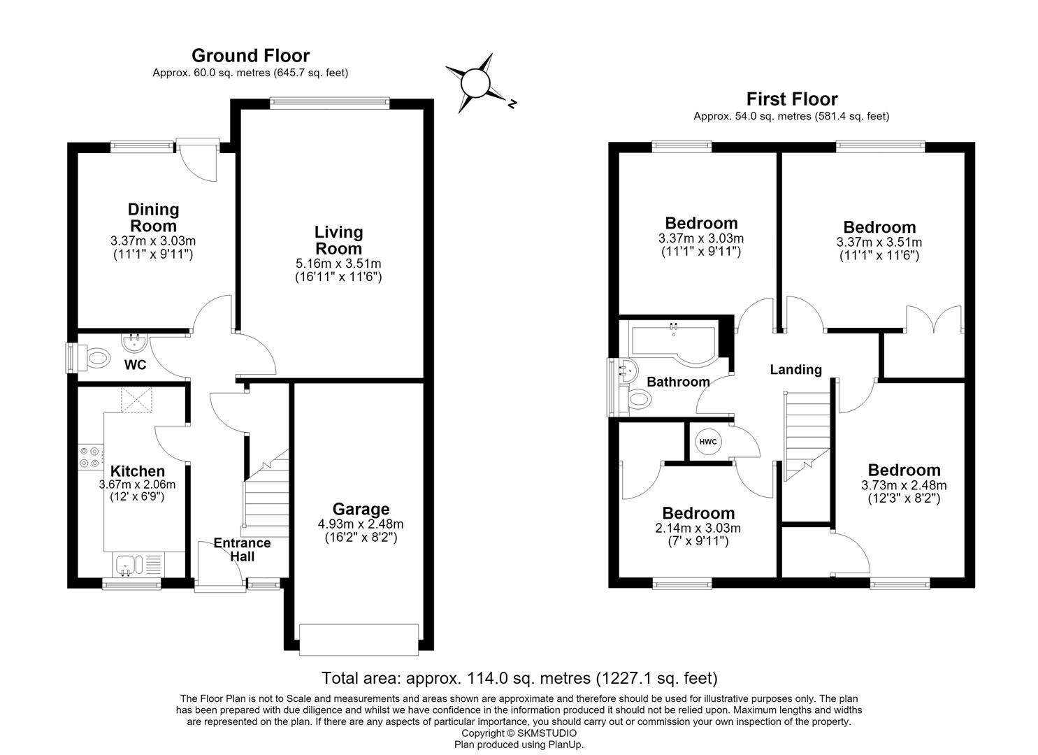 6, Popes Road, ABBOTS LANGLEY floorplan
