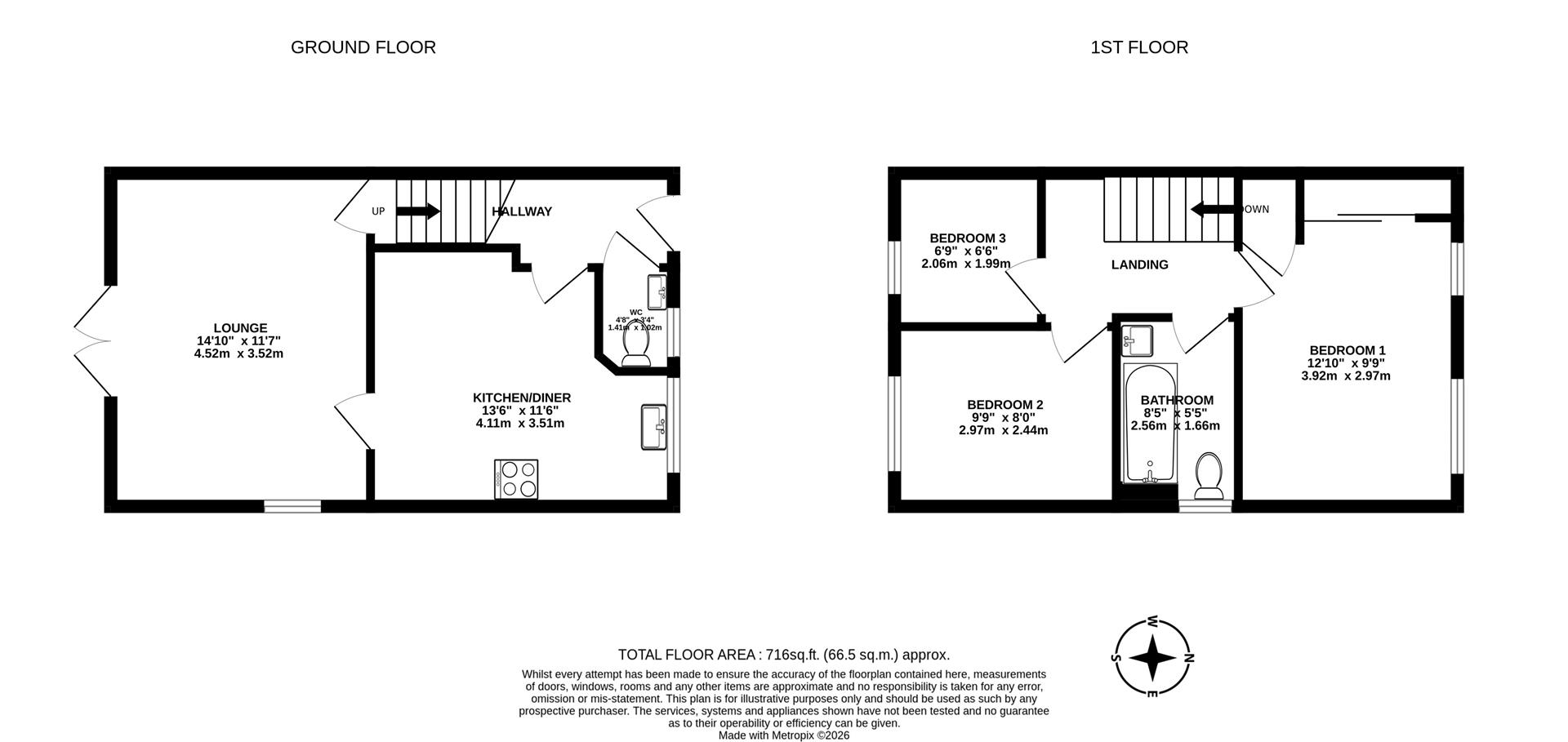 137, Woldcarr Road, Hull floorplan