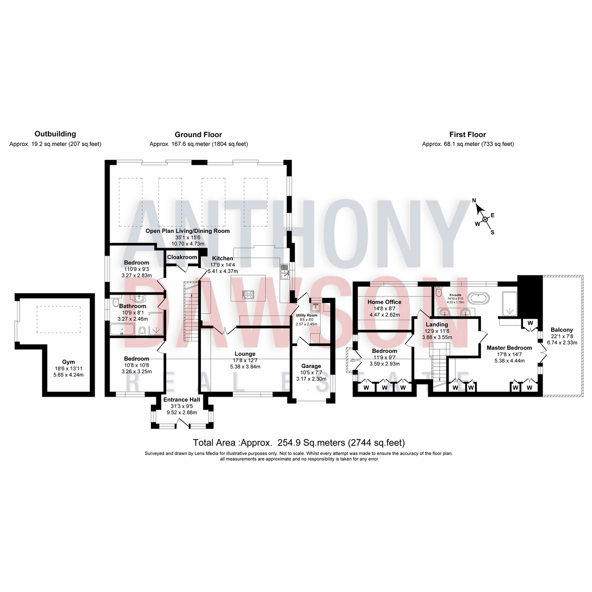 40, King Gate, Red Lane, Colne floorplan