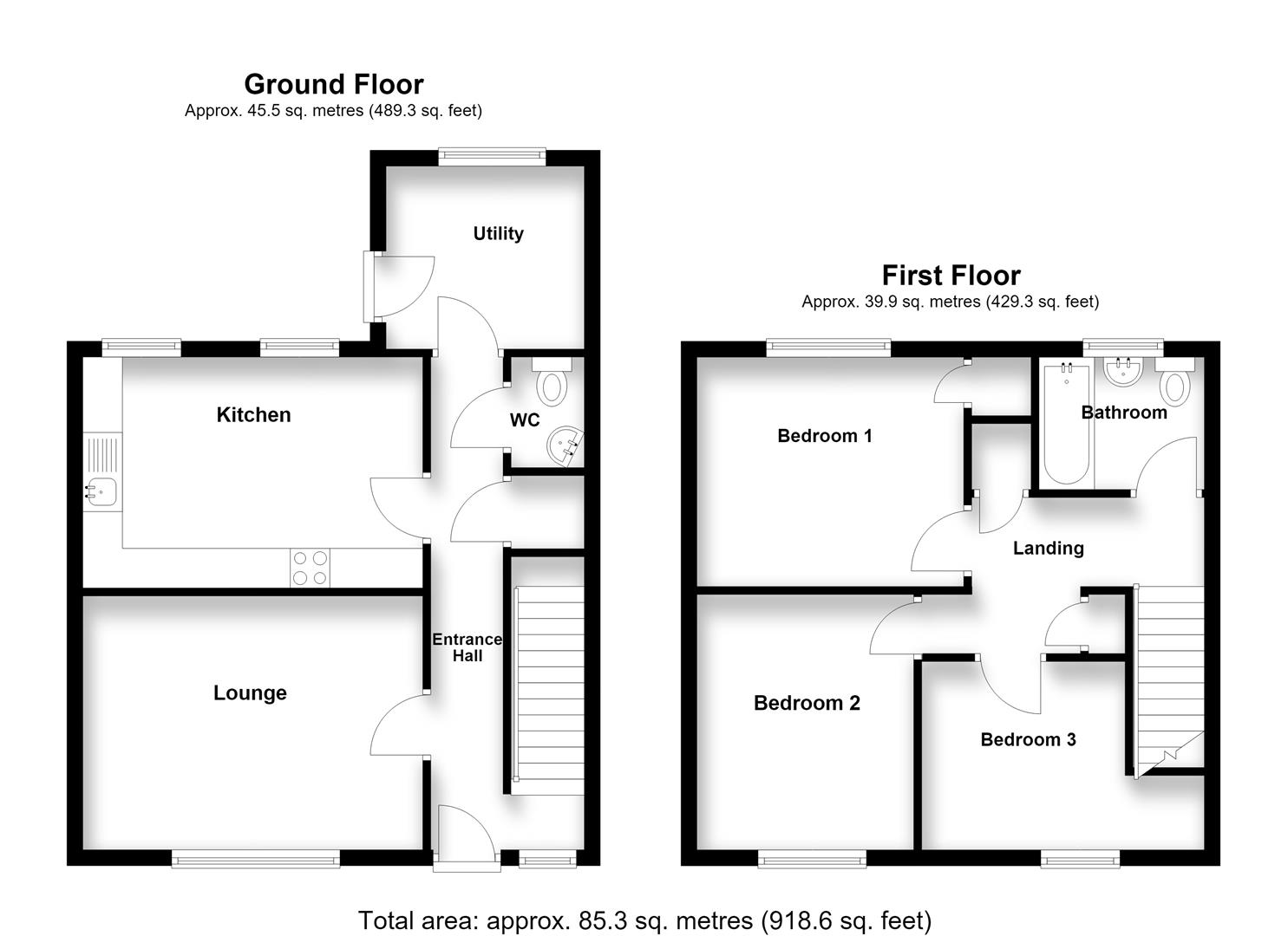 465, Ripon Road, Stevenage floorplan