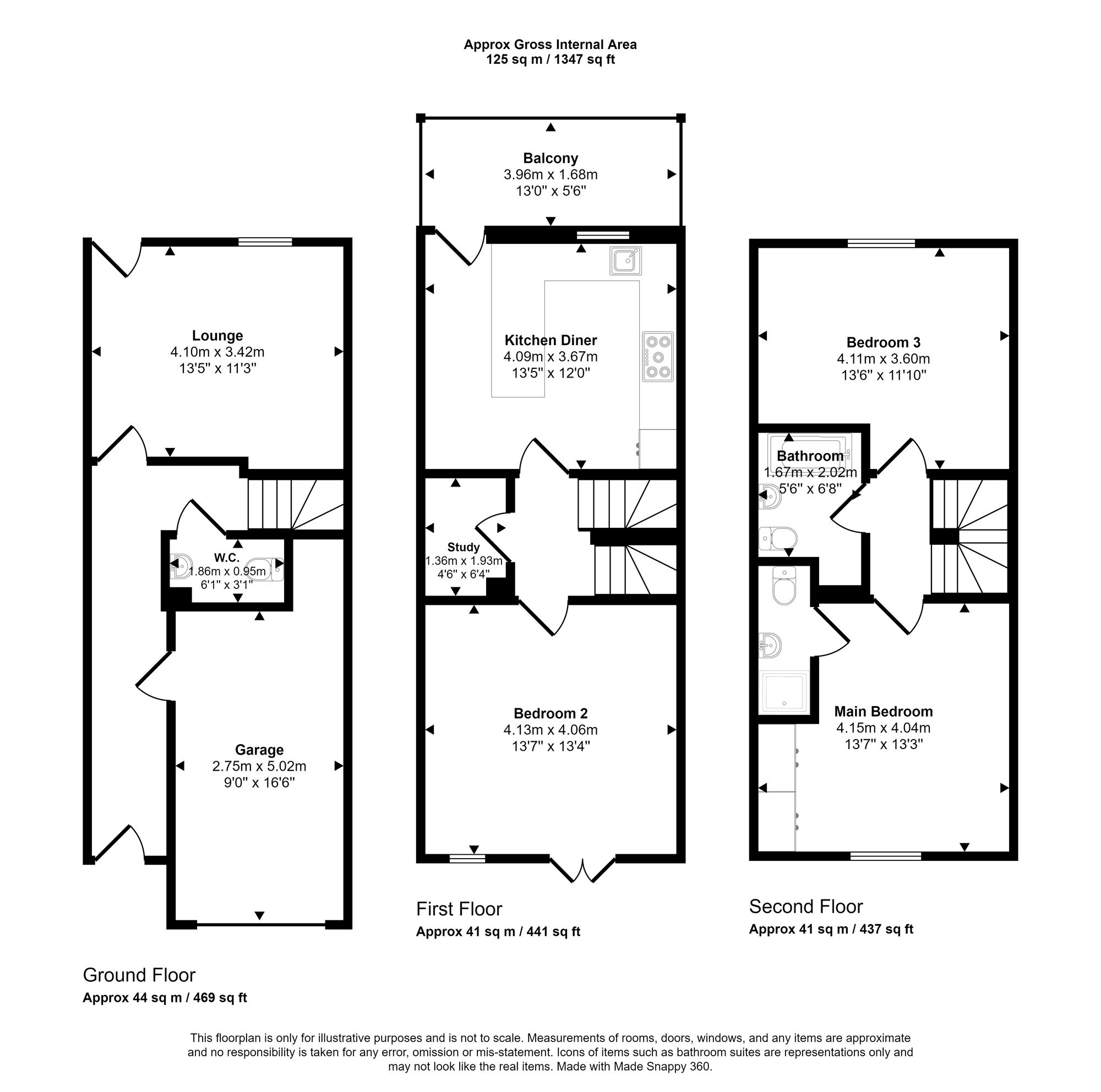 15 Navigation Bank, Wigan floorplan