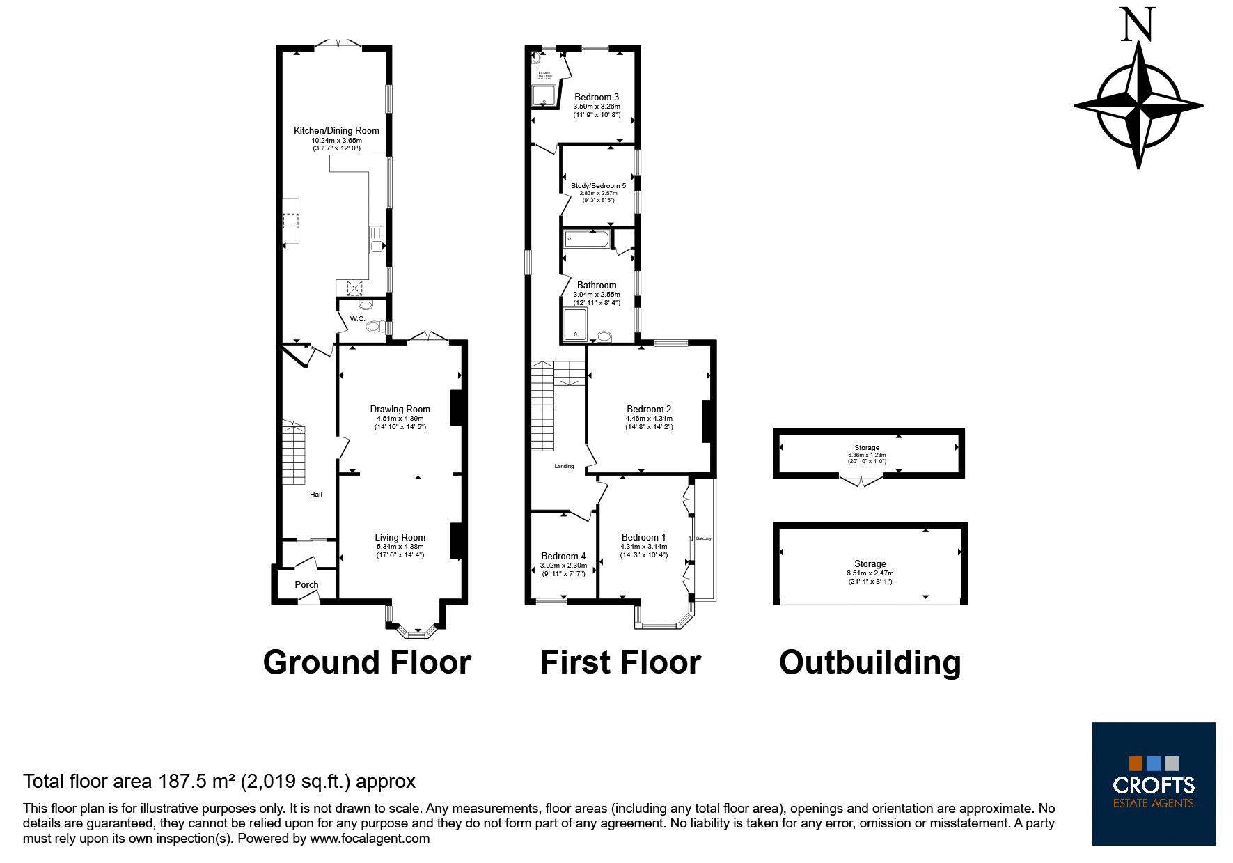 131, Eastgate, Louth floorplan