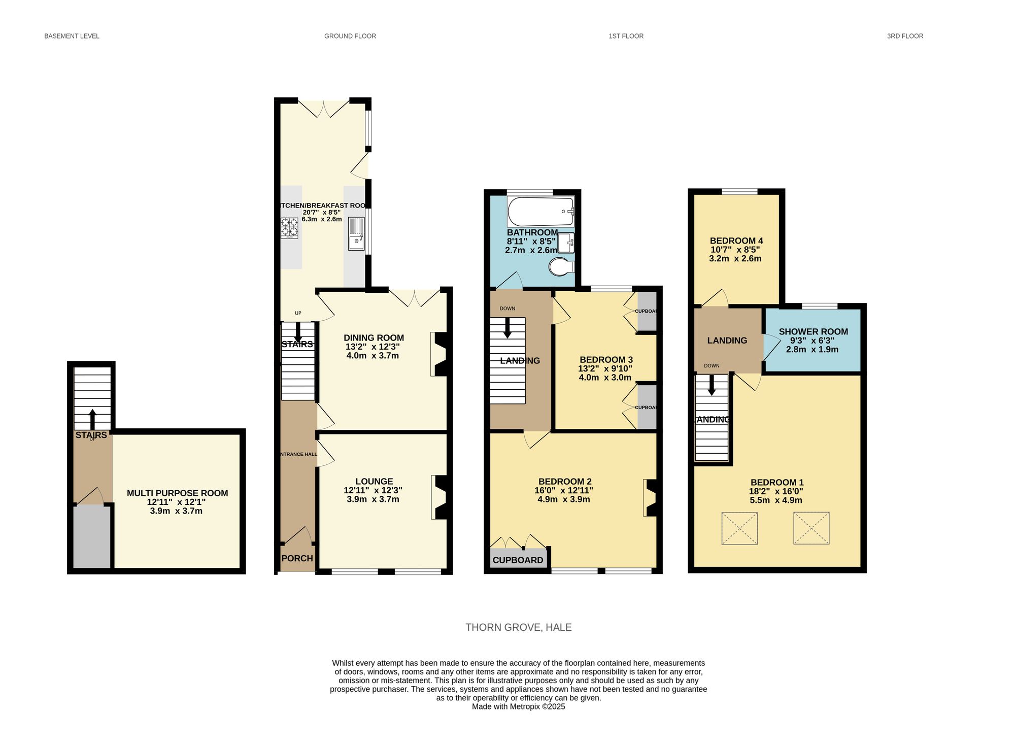 2 Thorn Grove, Altrincham floorplan