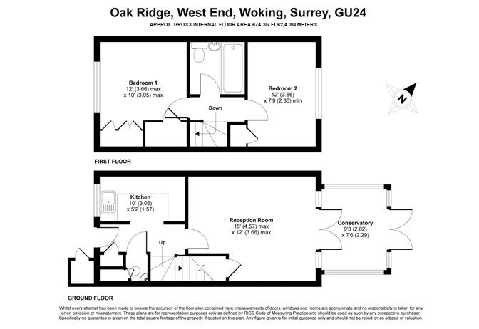 26, Oak Ridge, Woking floorplan
