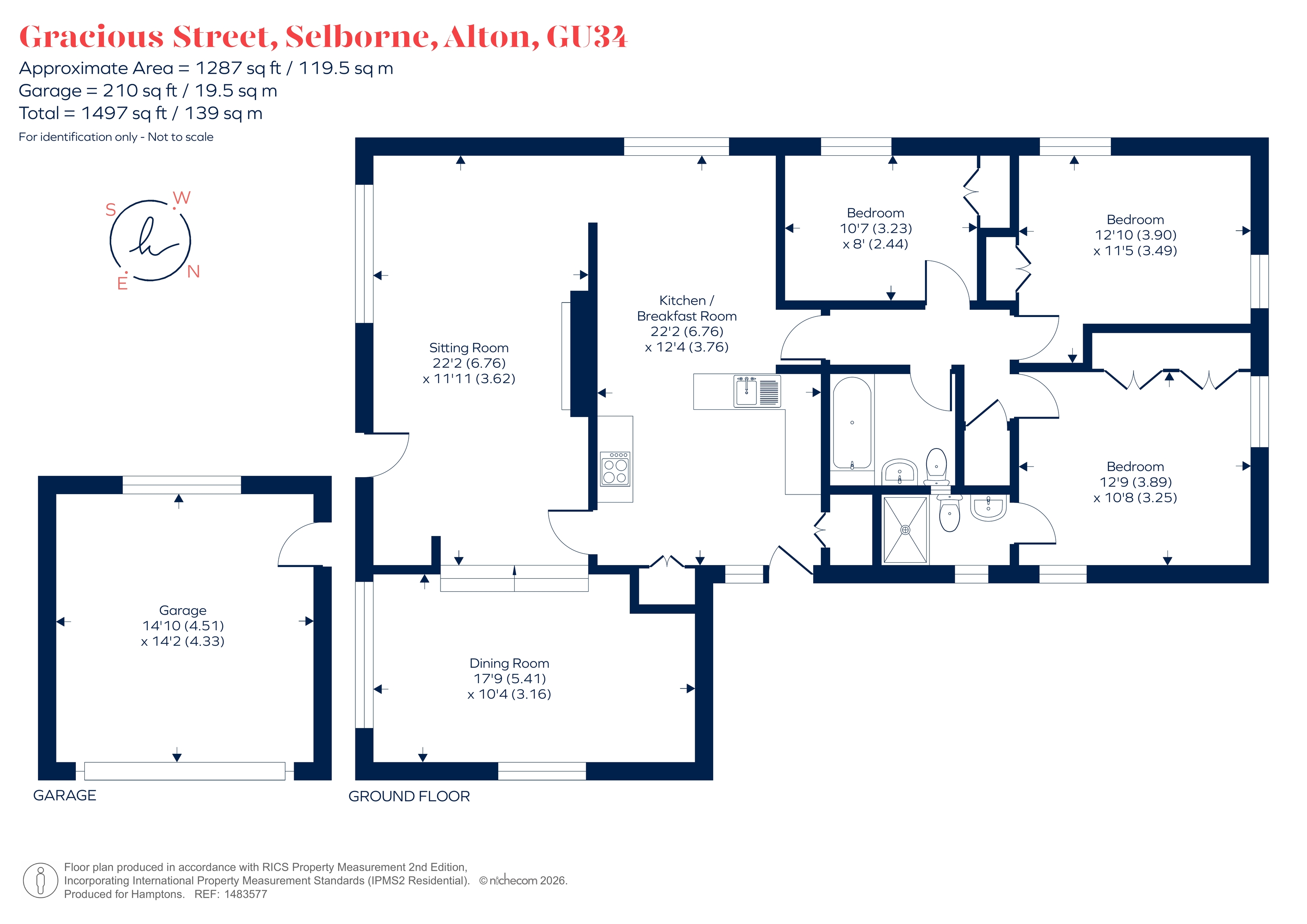 Hunters Lodge, Gracious Street, Selborne floorplan