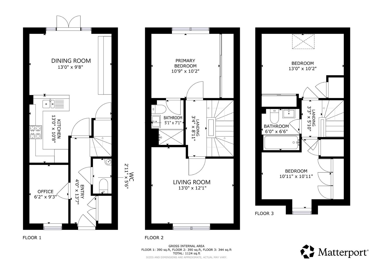 32, Cae Brewis, Llantwit Major floorplan