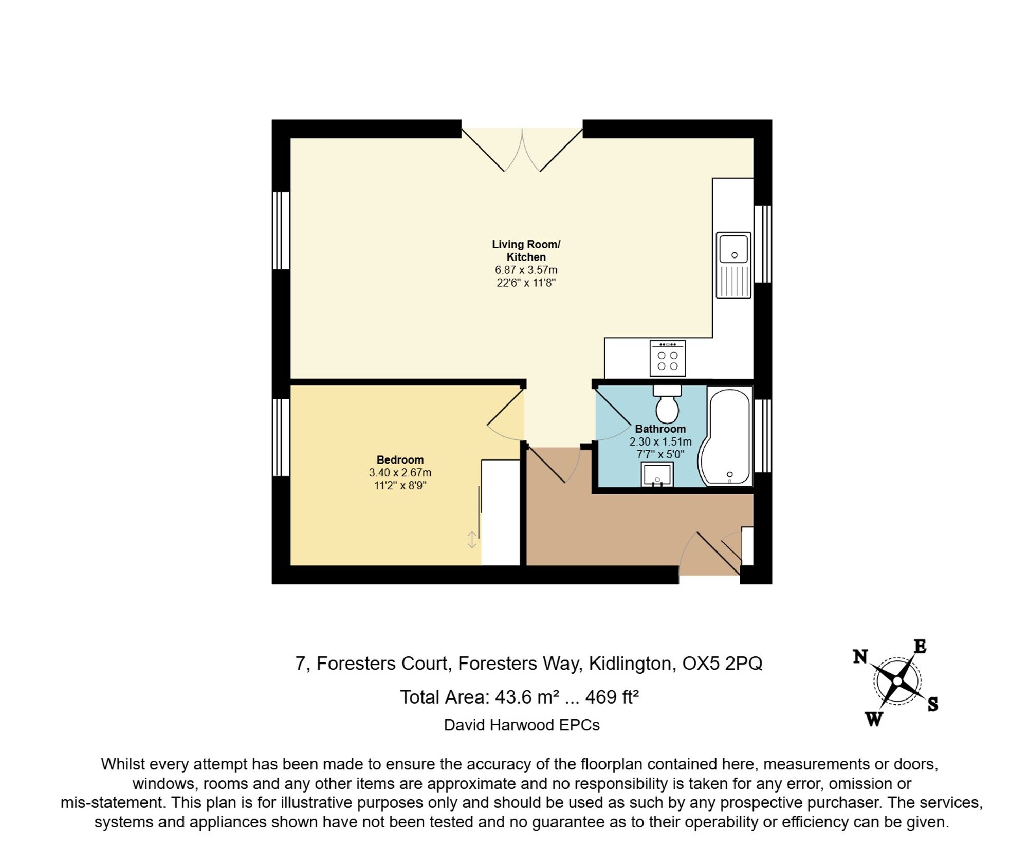 7 Foresters Court Foresters Way, Kidlington floorplan