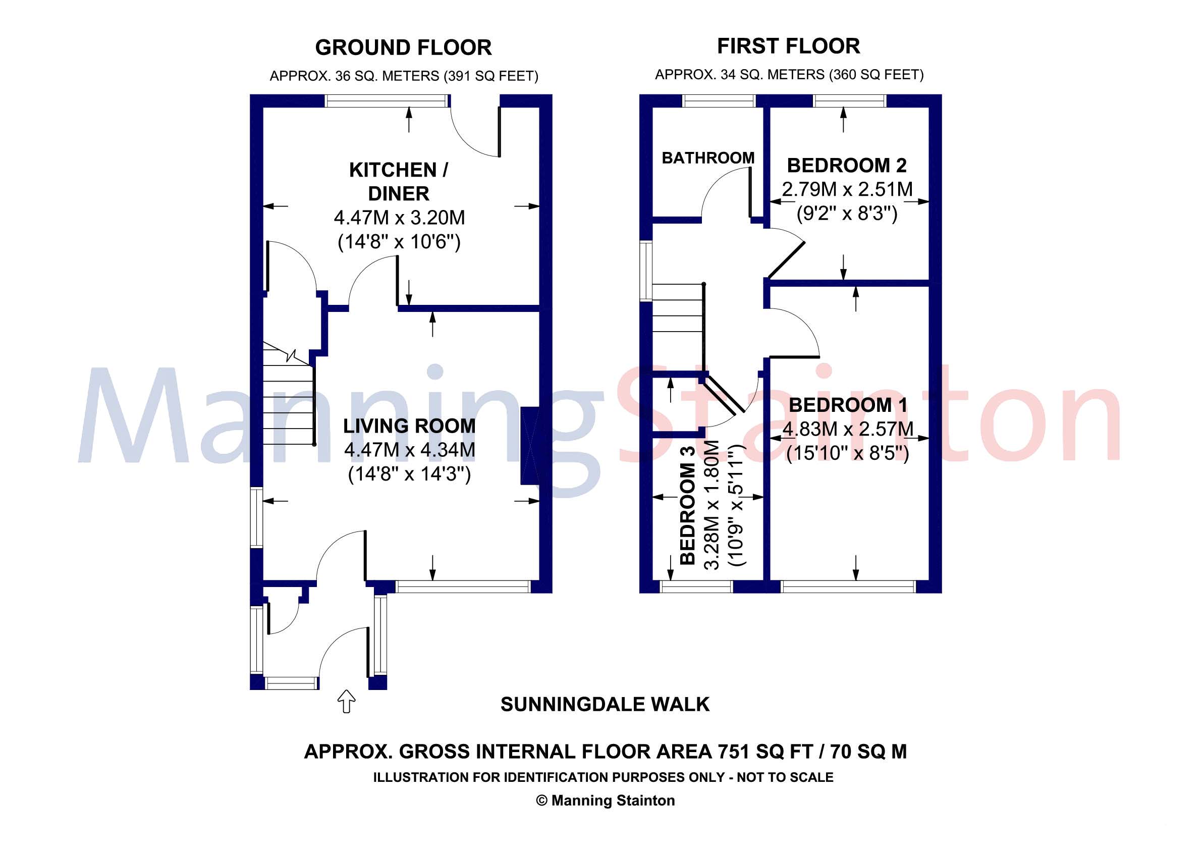 3 Bedrooms Semi-detached house for sale in Sunningdale Walk, Leeds, West Yorkshire LS17