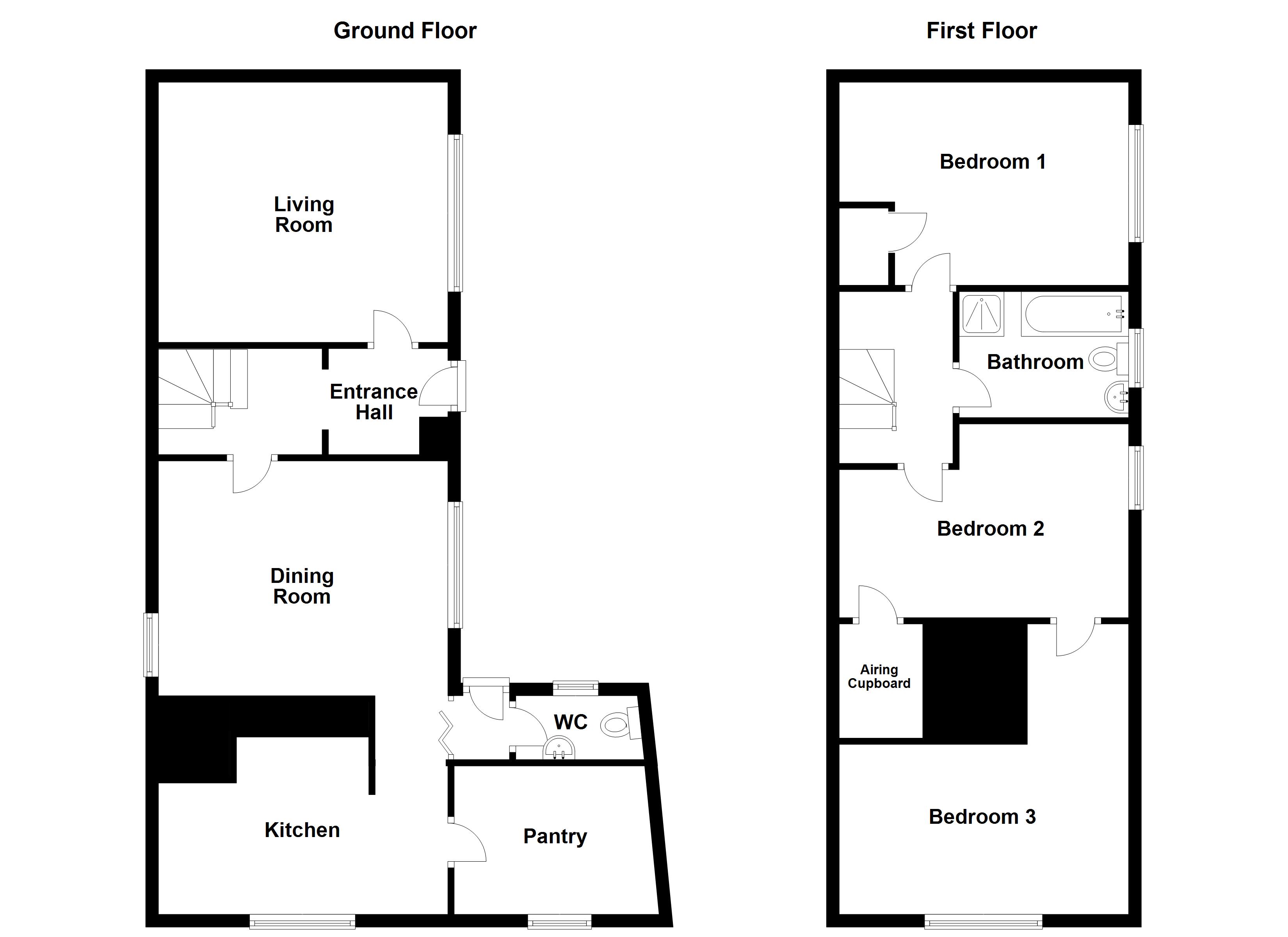 North Street, Osbournby, Sleaford, Lincolnshire NG34, 3 bedroom cottage