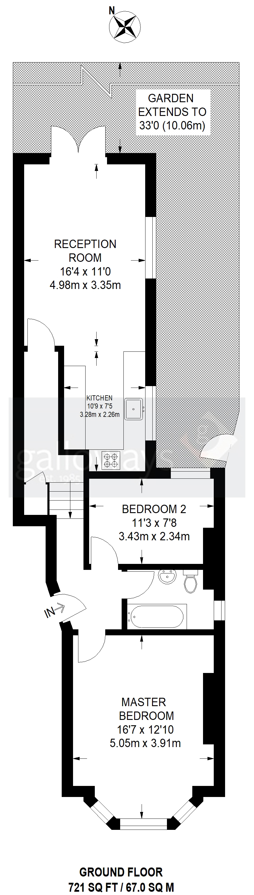 2 Bedrooms Flat for sale in Hainthorpe Road, London SE27