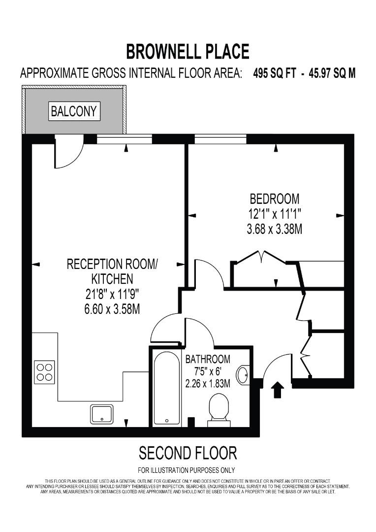 11, Brownell Place, Hanwell floorplan