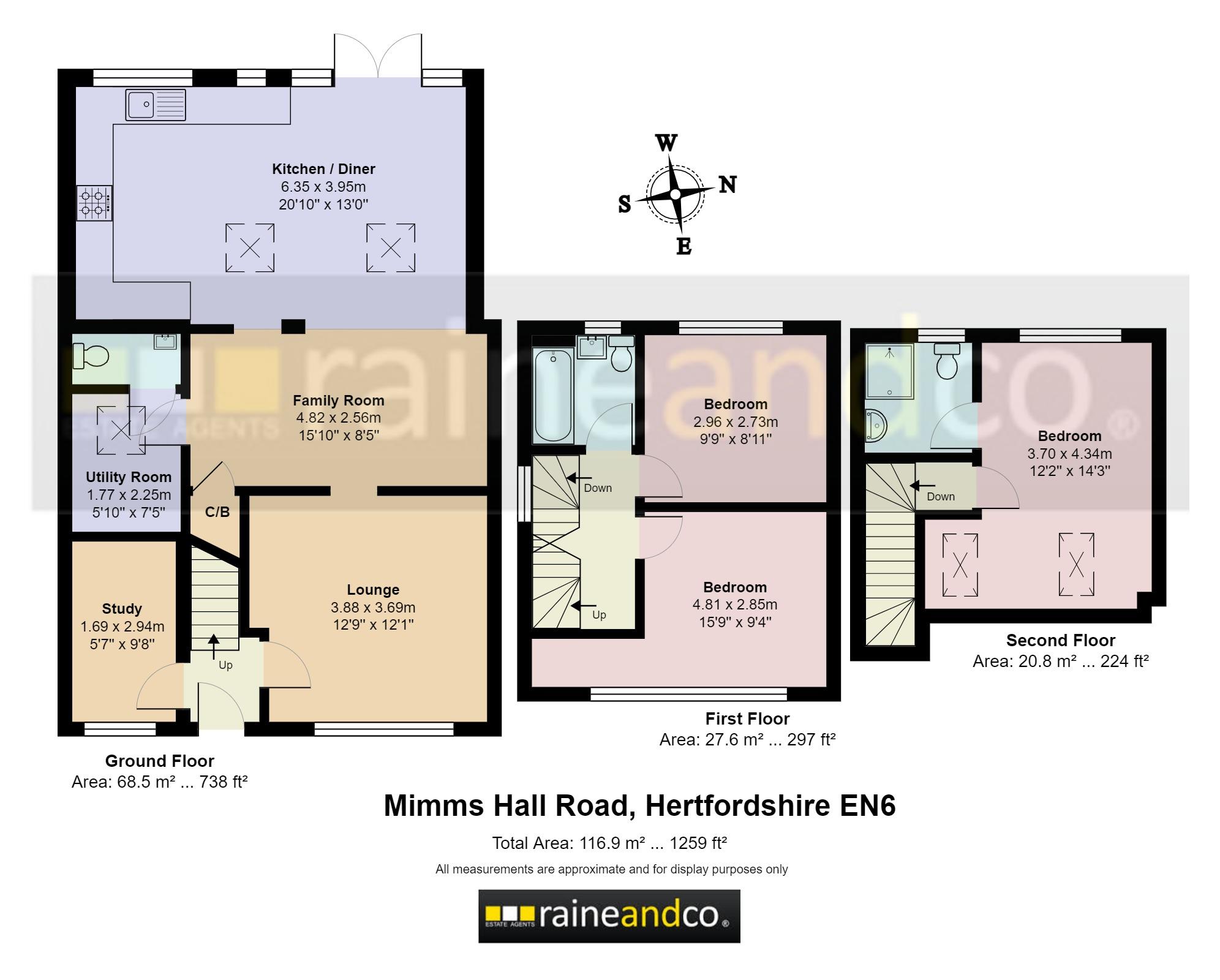 Mimms Hall Road, Potters Bar EN6, 4 bedroom semidetached house for