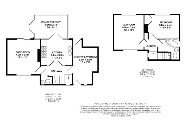 Maple Avenue, Rotherham floorplan