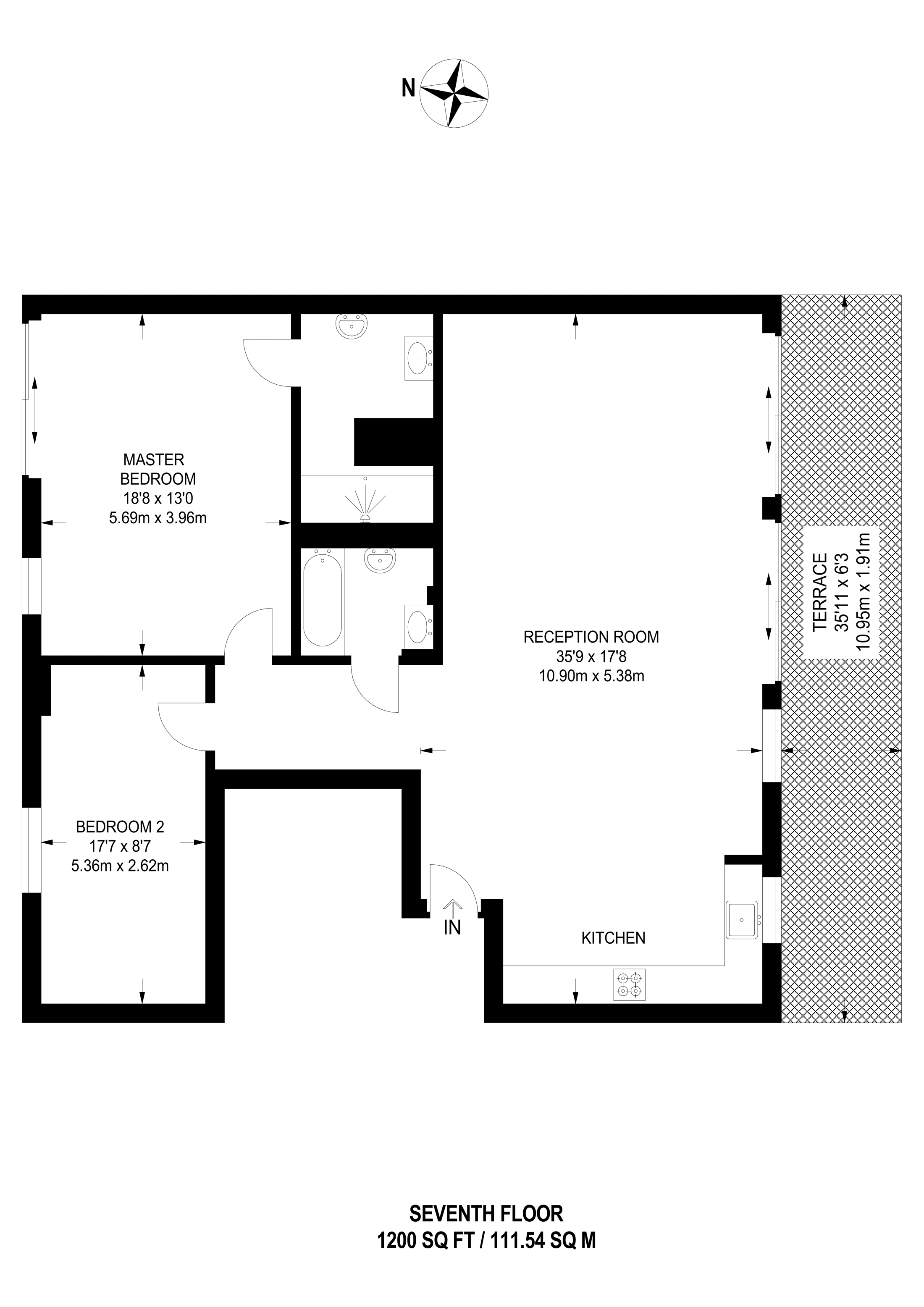 2 Bedrooms Flat to rent in Clarendon Place, Hyde Park Estate W2