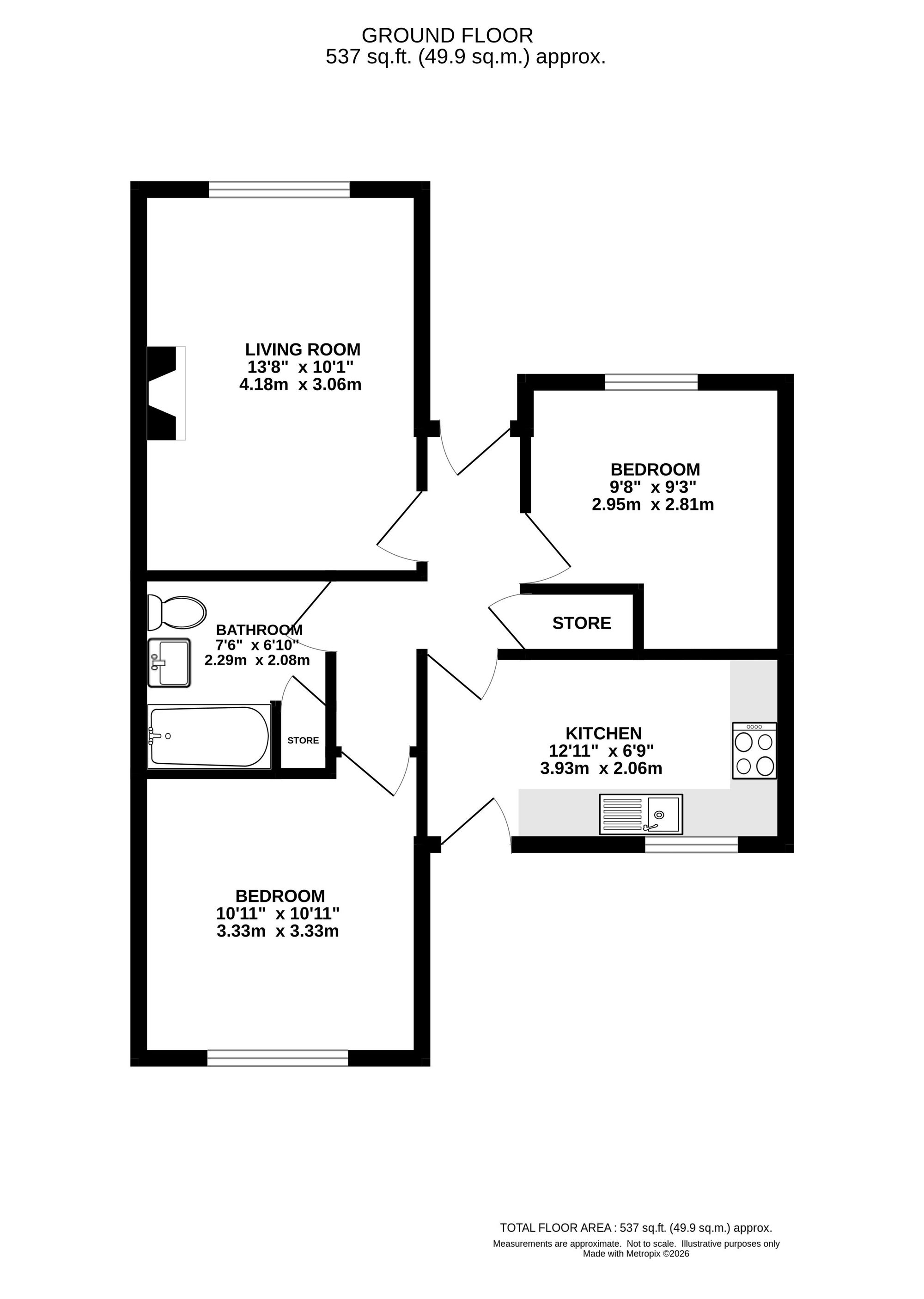8 Orford Close, Stockport floorplan