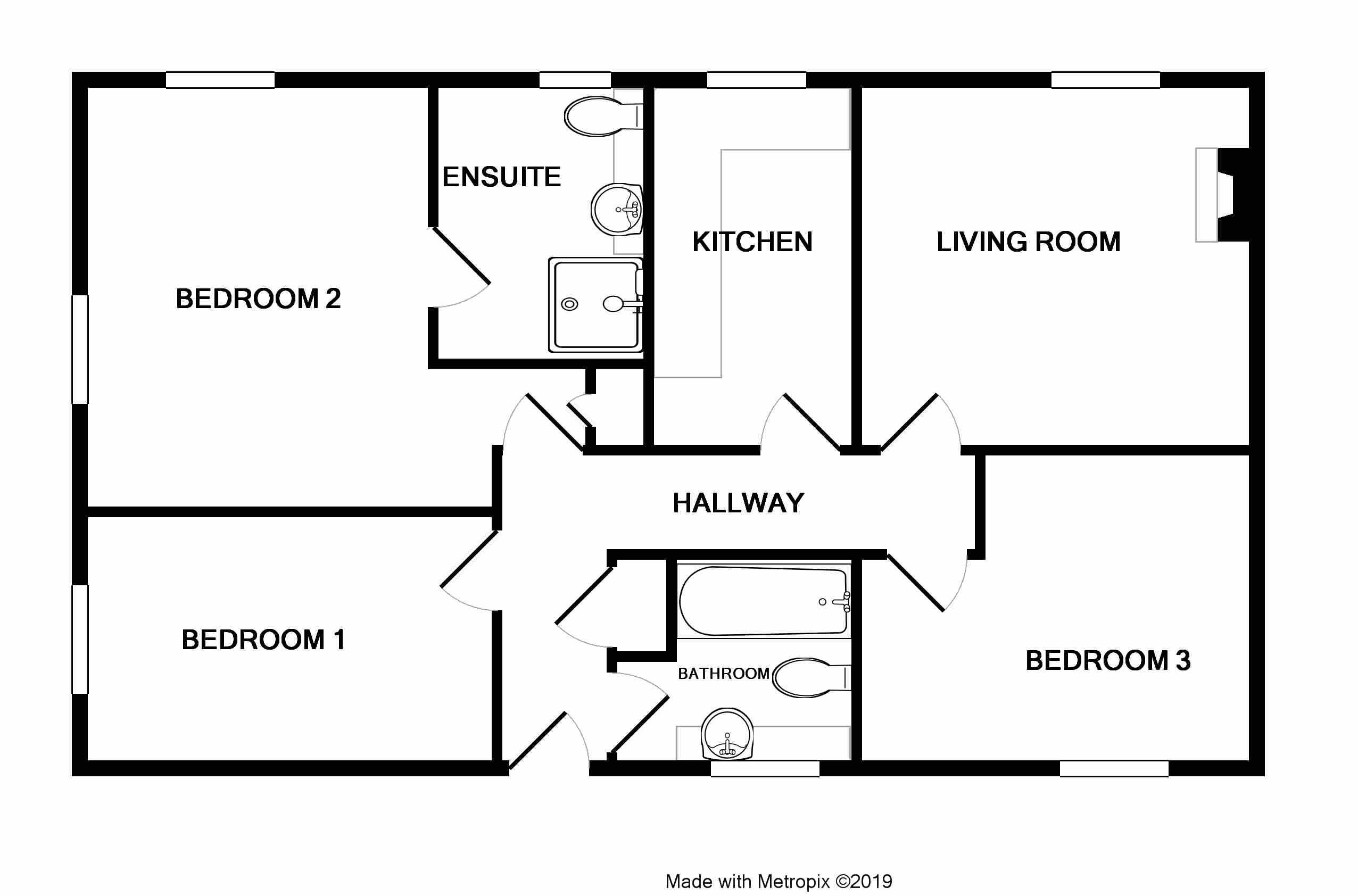 Wren Close, Bristol floorplan