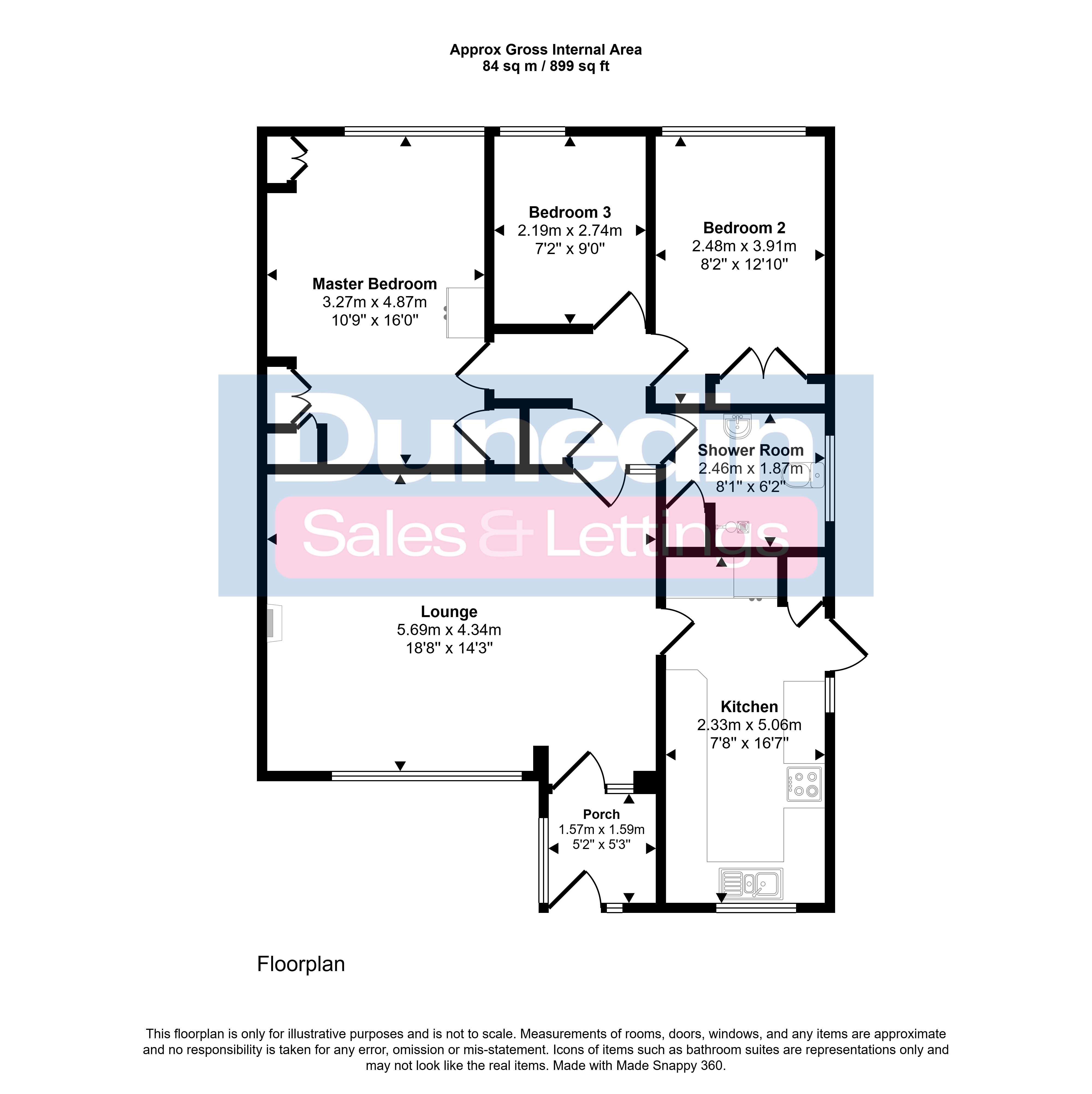 34, Pine Grove, Birmingham floorplan