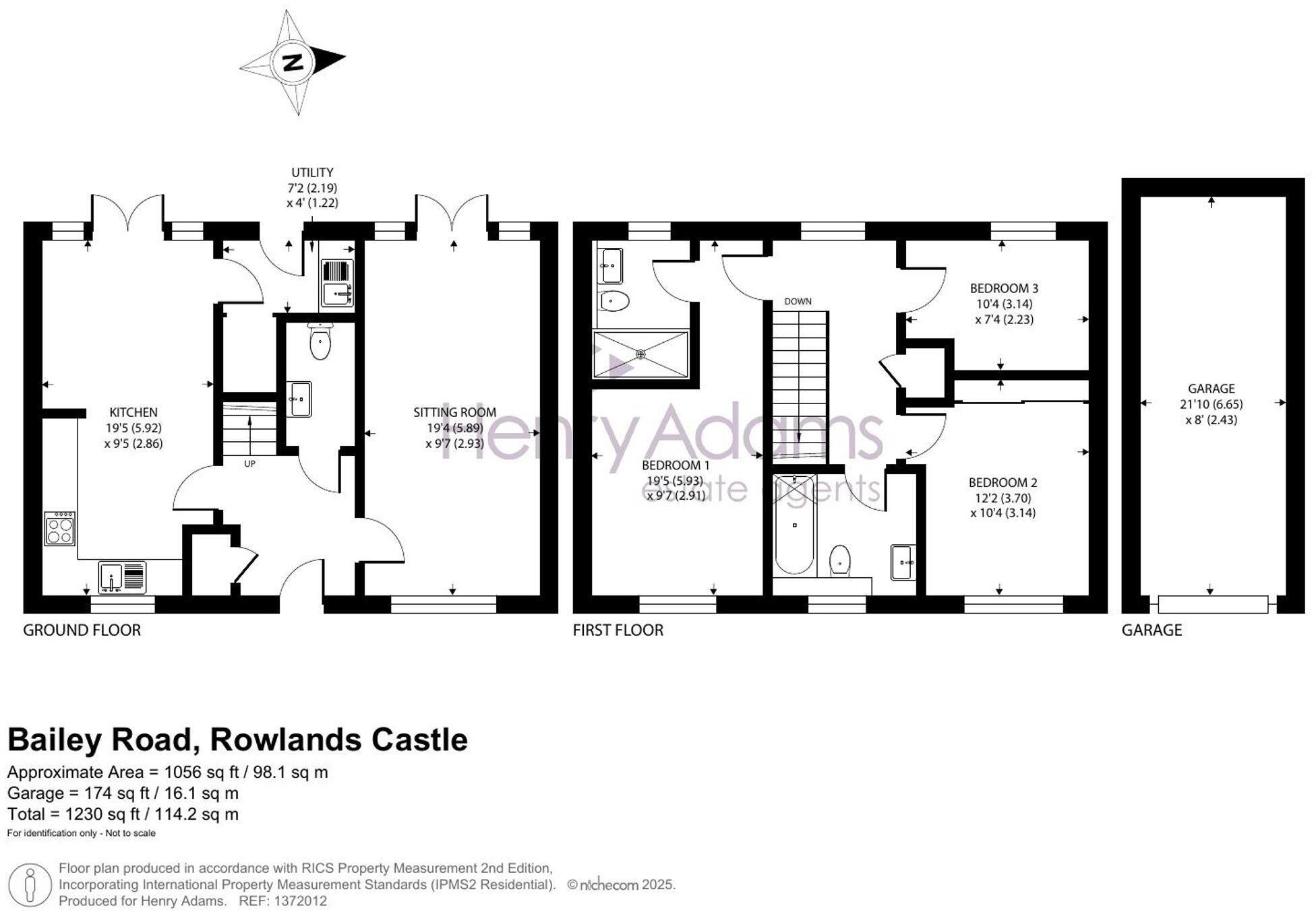 39, Bailey Road, Rowlands Castle floorplan