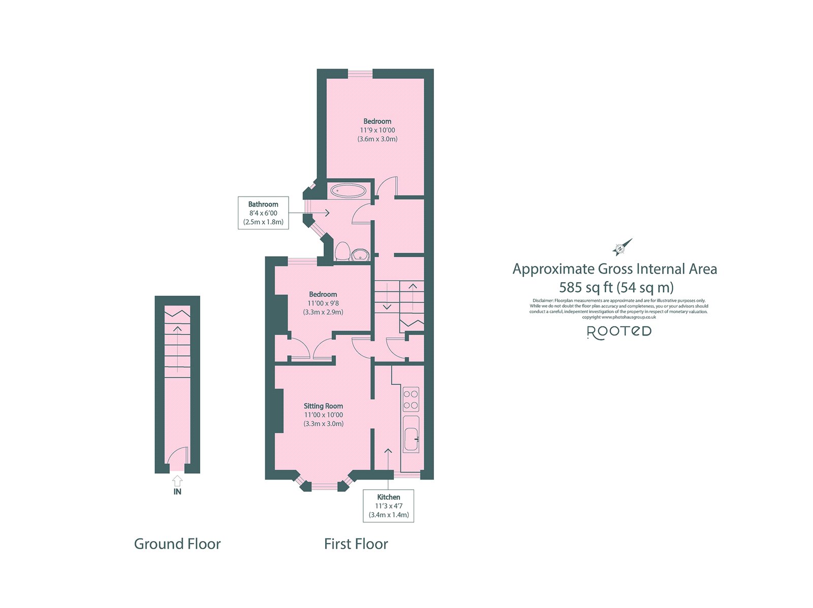 95B, Claude Road, London floorplan