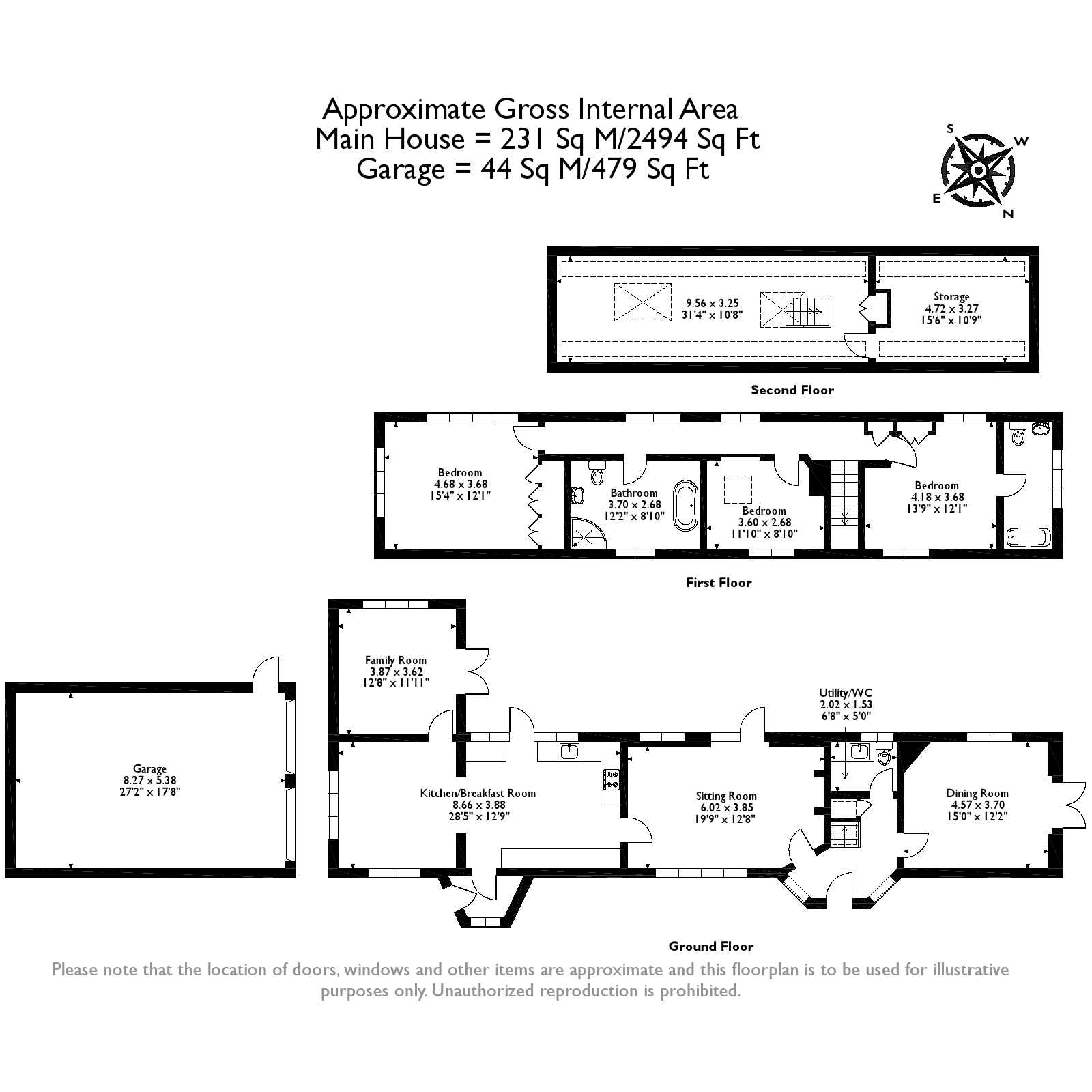 3 Bedrooms Detached house for sale in Jumps Road, Churt, Farnham GU10