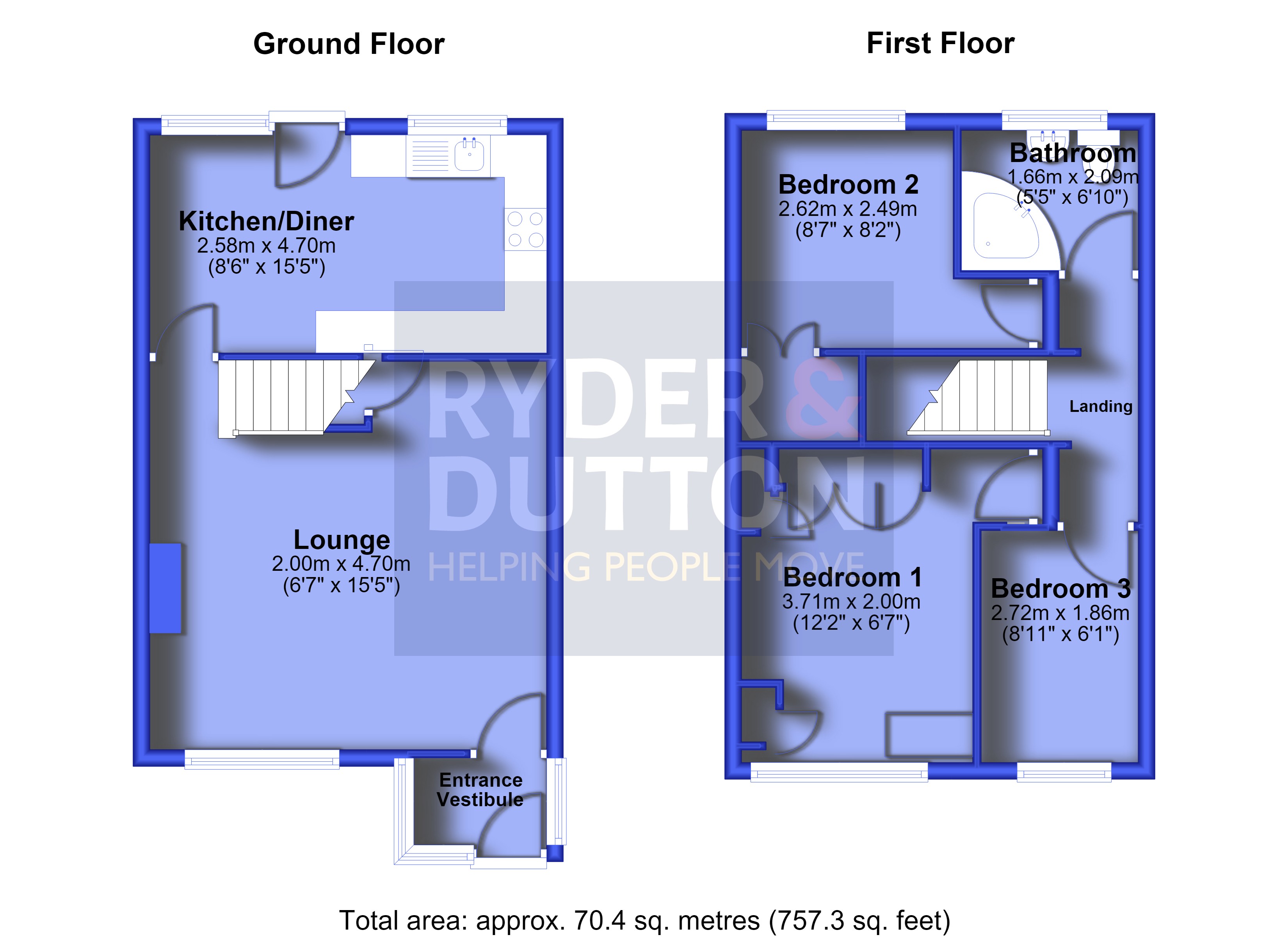 22, Cold Greave Close, Rochdale floorplan