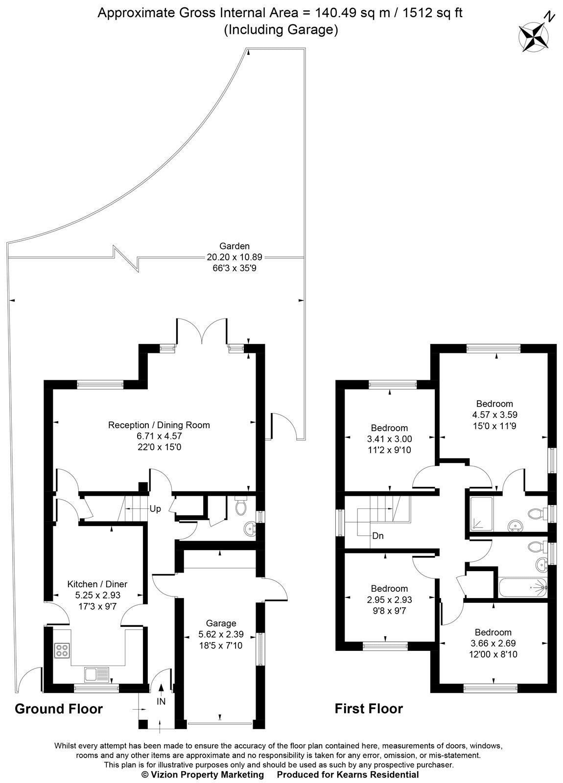 61, Money Lane, West Drayton floorplan