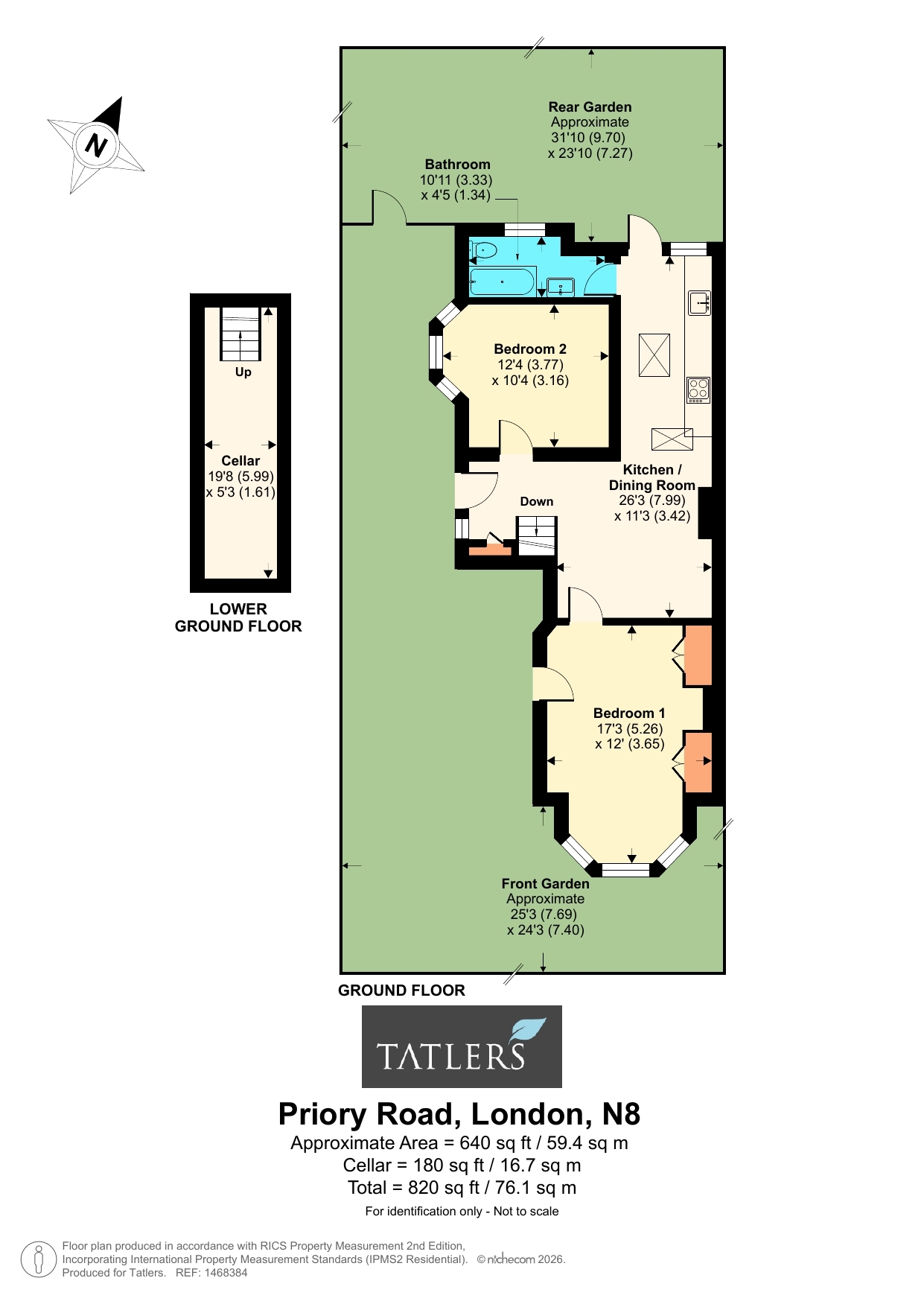 28, Priory Road, London floorplan