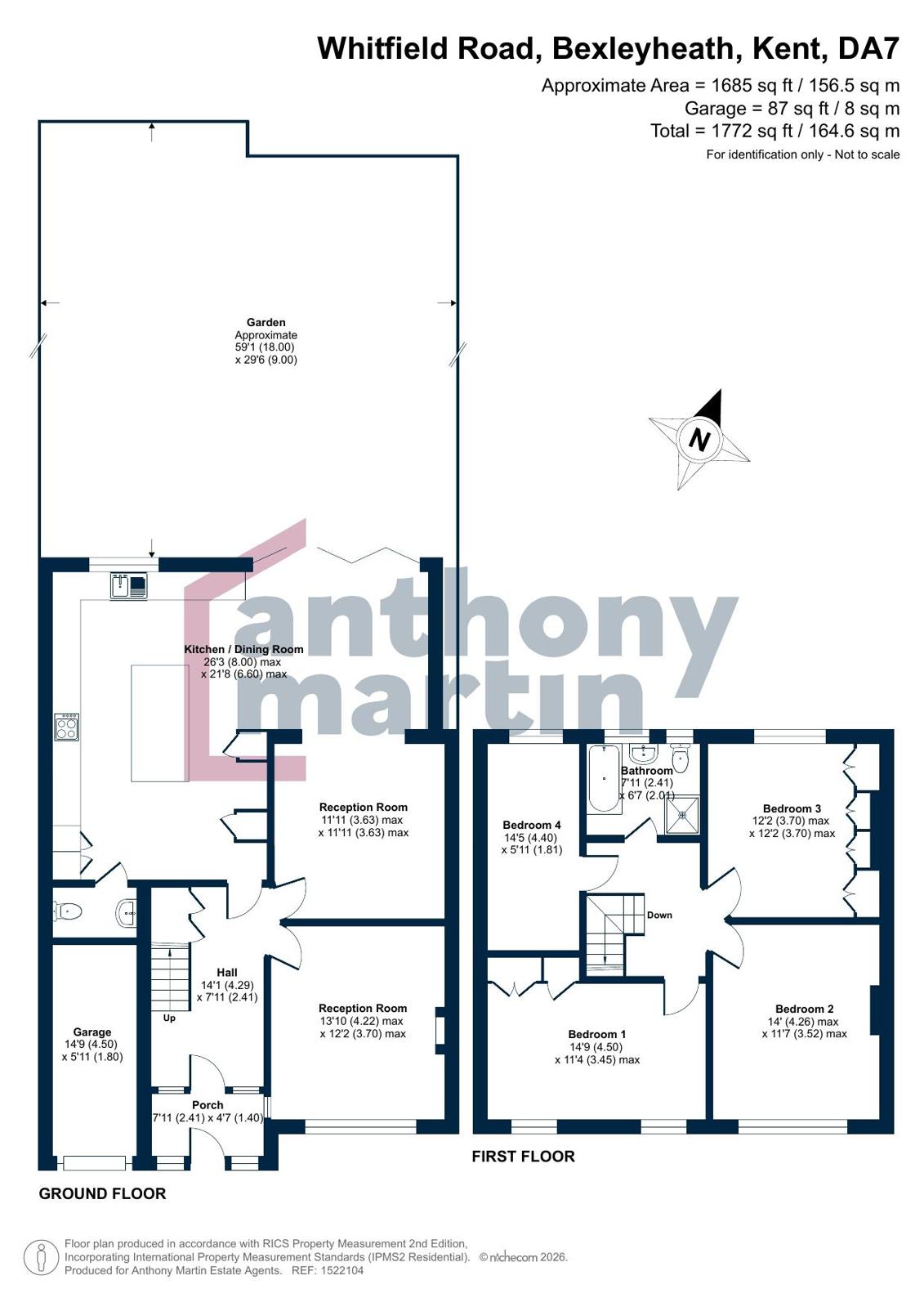 12, Whitfield Road, Kent floorplan
