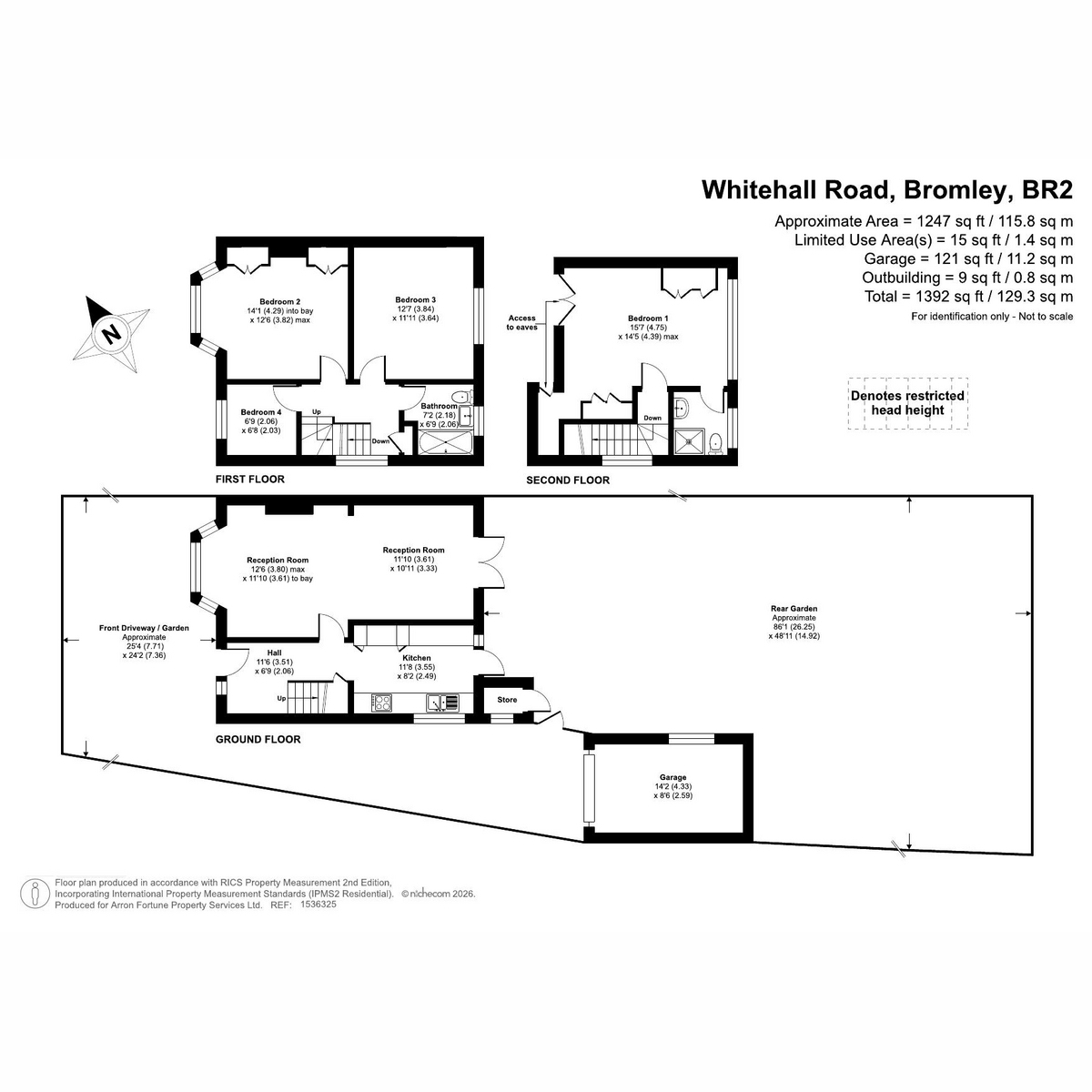 Whitehall Road, Bromley floorplan