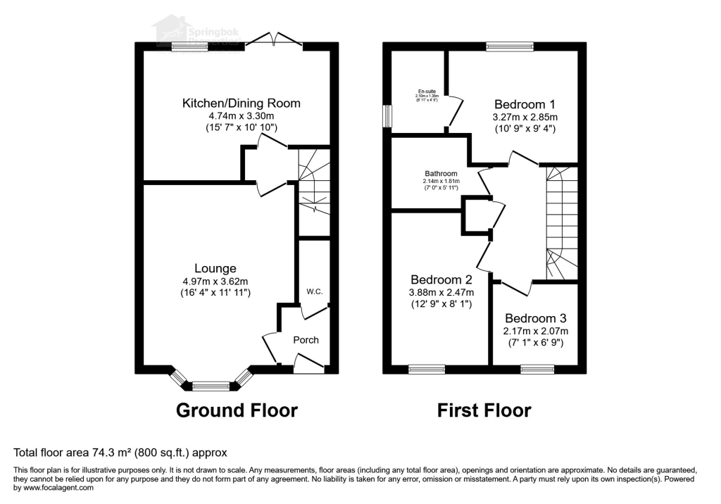 9, Willow Road, Thornton-cleveleys floorplan