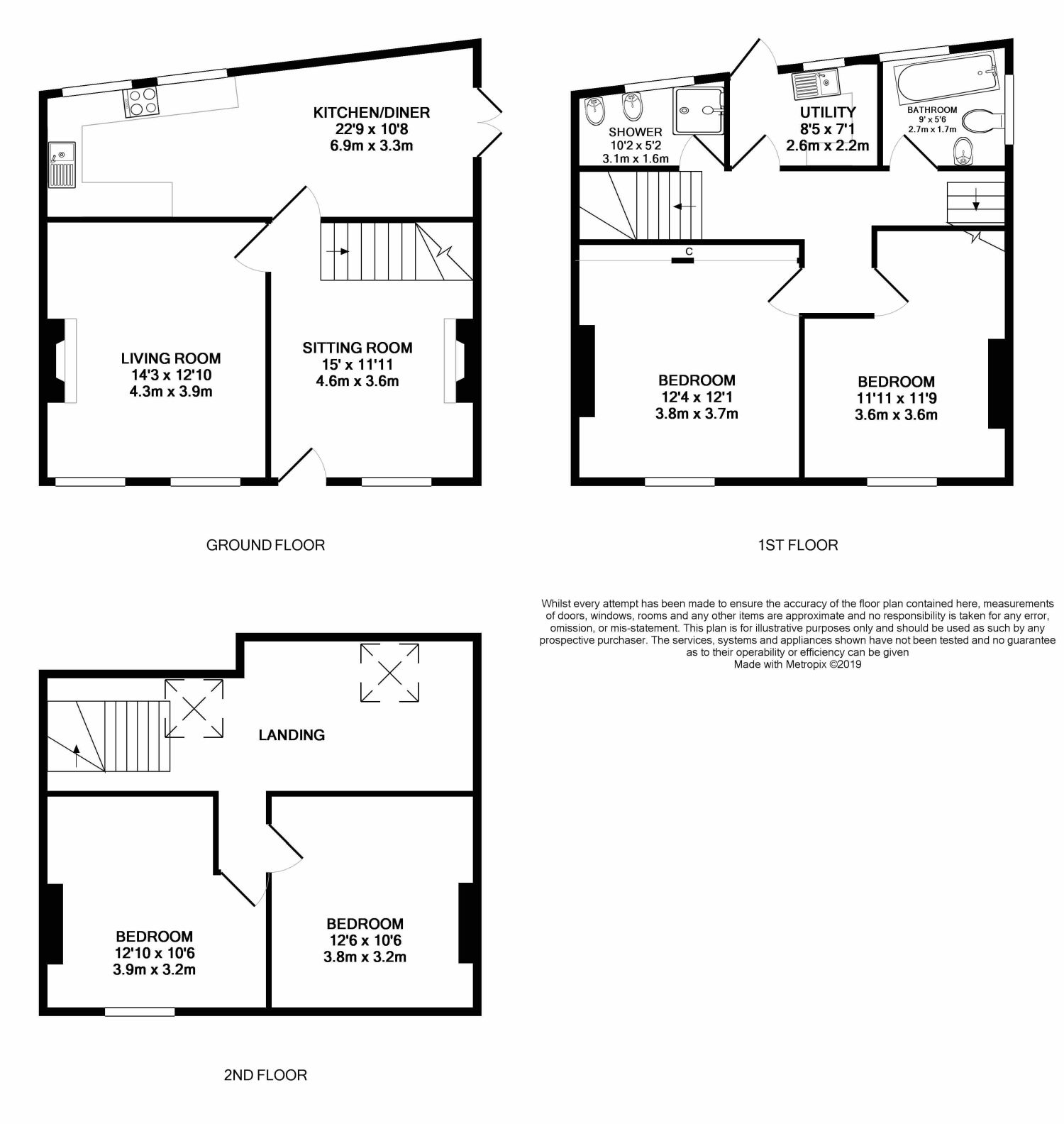 4 Bedrooms Semi-detached house for sale in The Struet, Brecon LD3