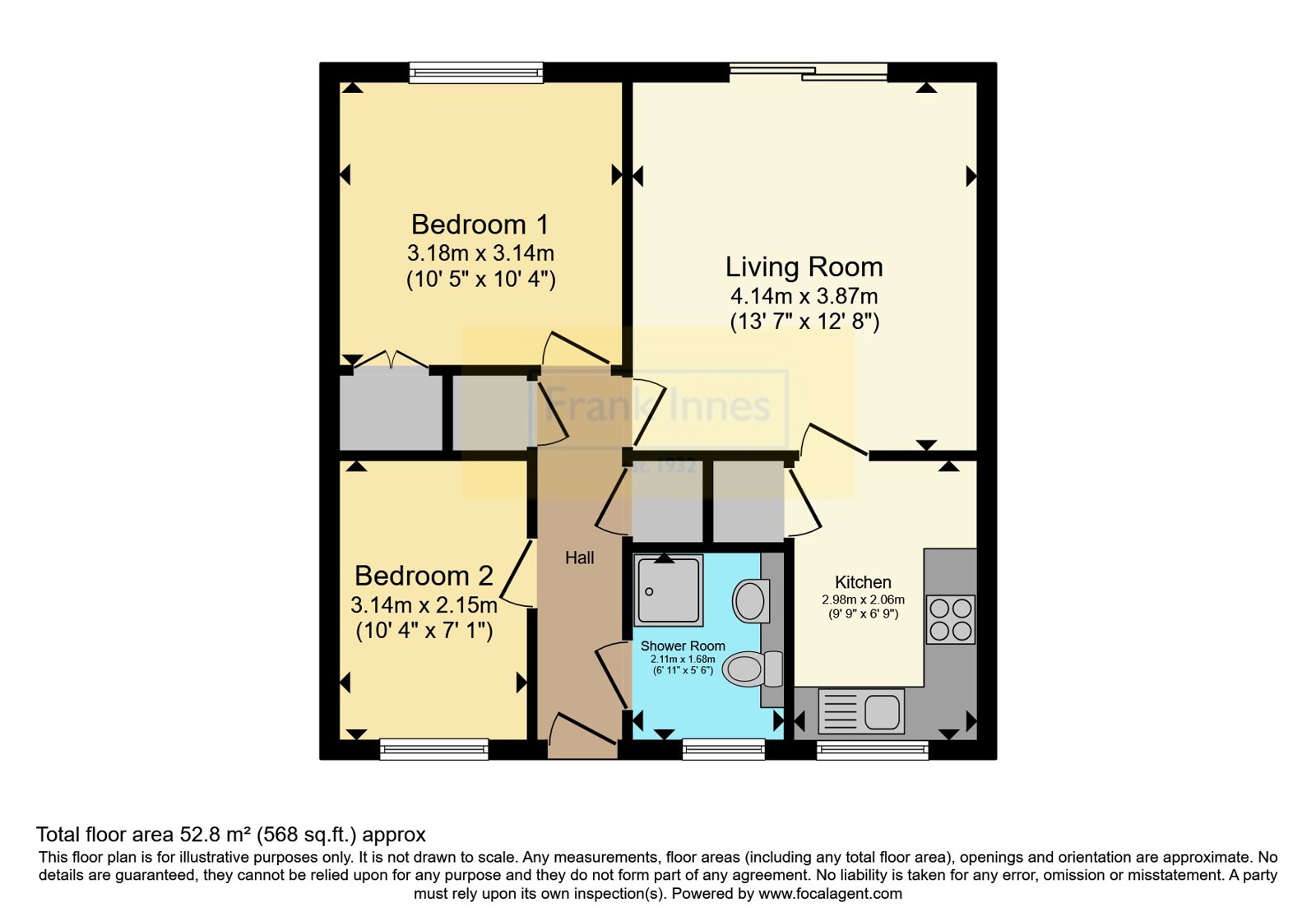 3, Cooke Close, Nottingham floorplan