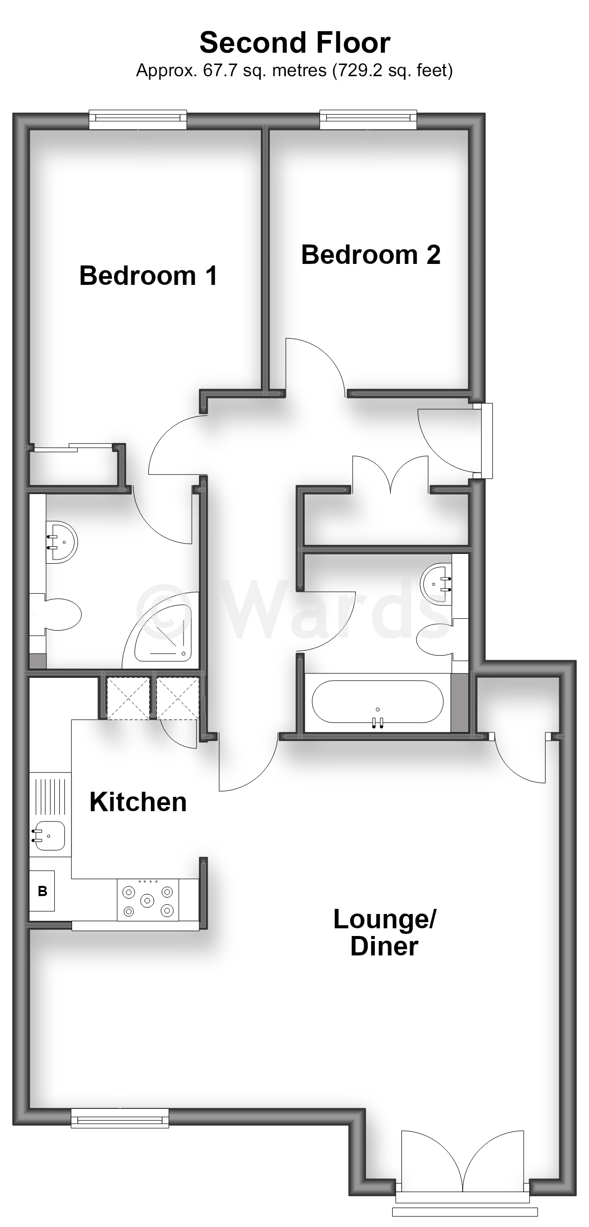 Horizon, Seabrook Road, Hythe floorplan
