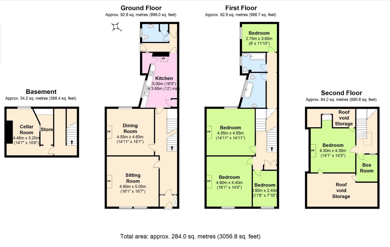 3, Hartington Place, Carlisle floorplan