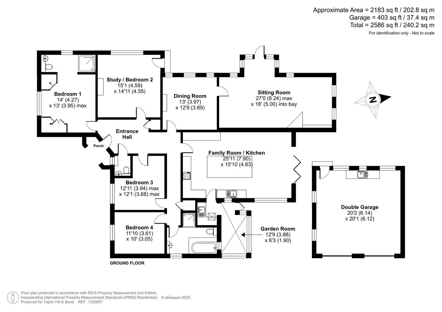 6, St. Catherines Road, Hayling Island floorplan