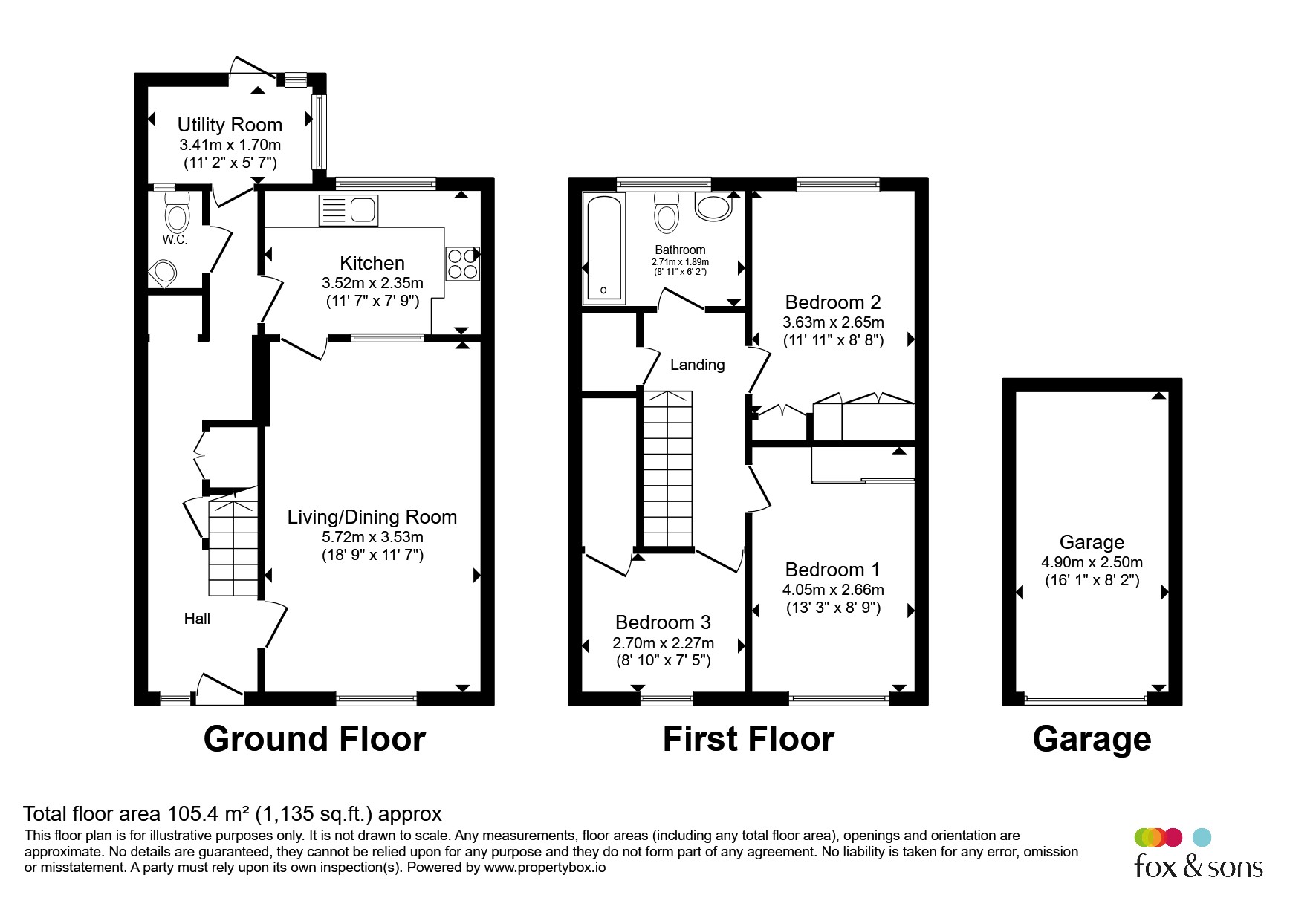 37, Trefoil Crescent, Crawley floorplan