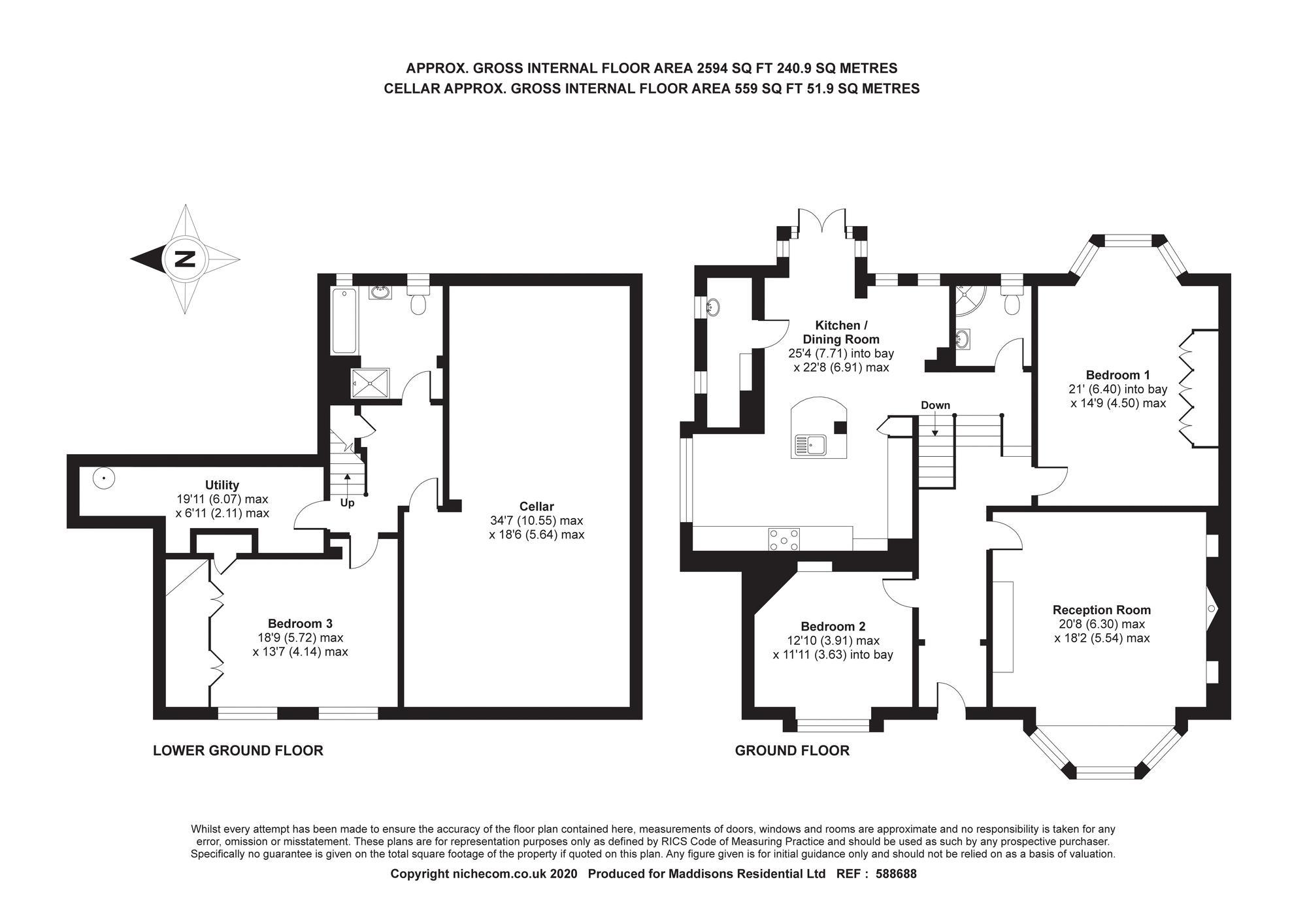 3 bed property for sale in Frant Road, Tunbridge Wells TN2 Zoopla
