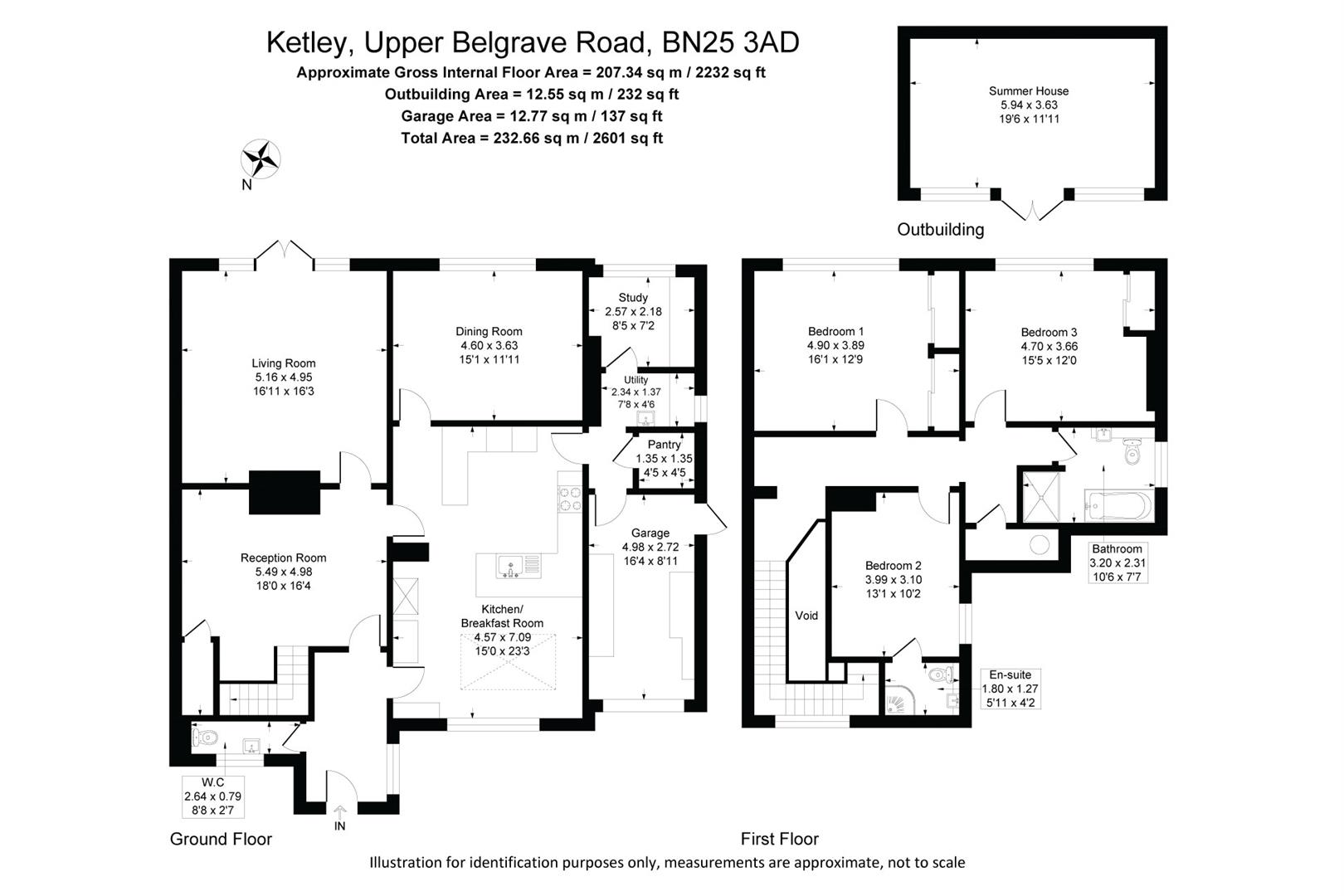 Ketley, Upper Belgrave Road, Seaford floorplan