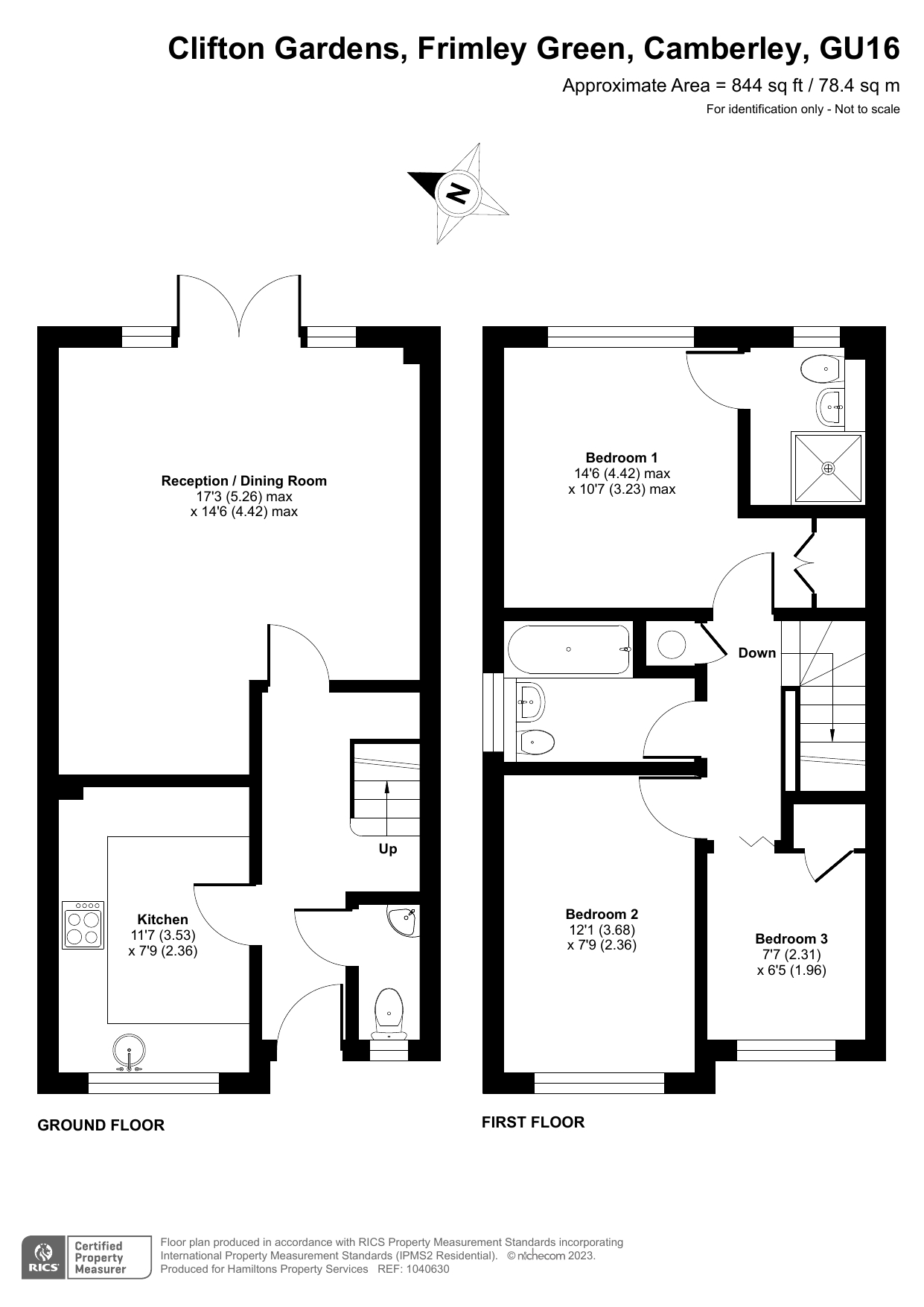 Clifton Gardens, Camberley floorplan