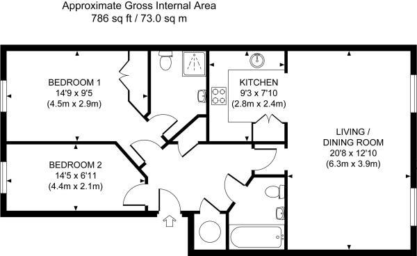 2 Bedrooms Flat for sale in Boltro Road, Haywards Heath RH16